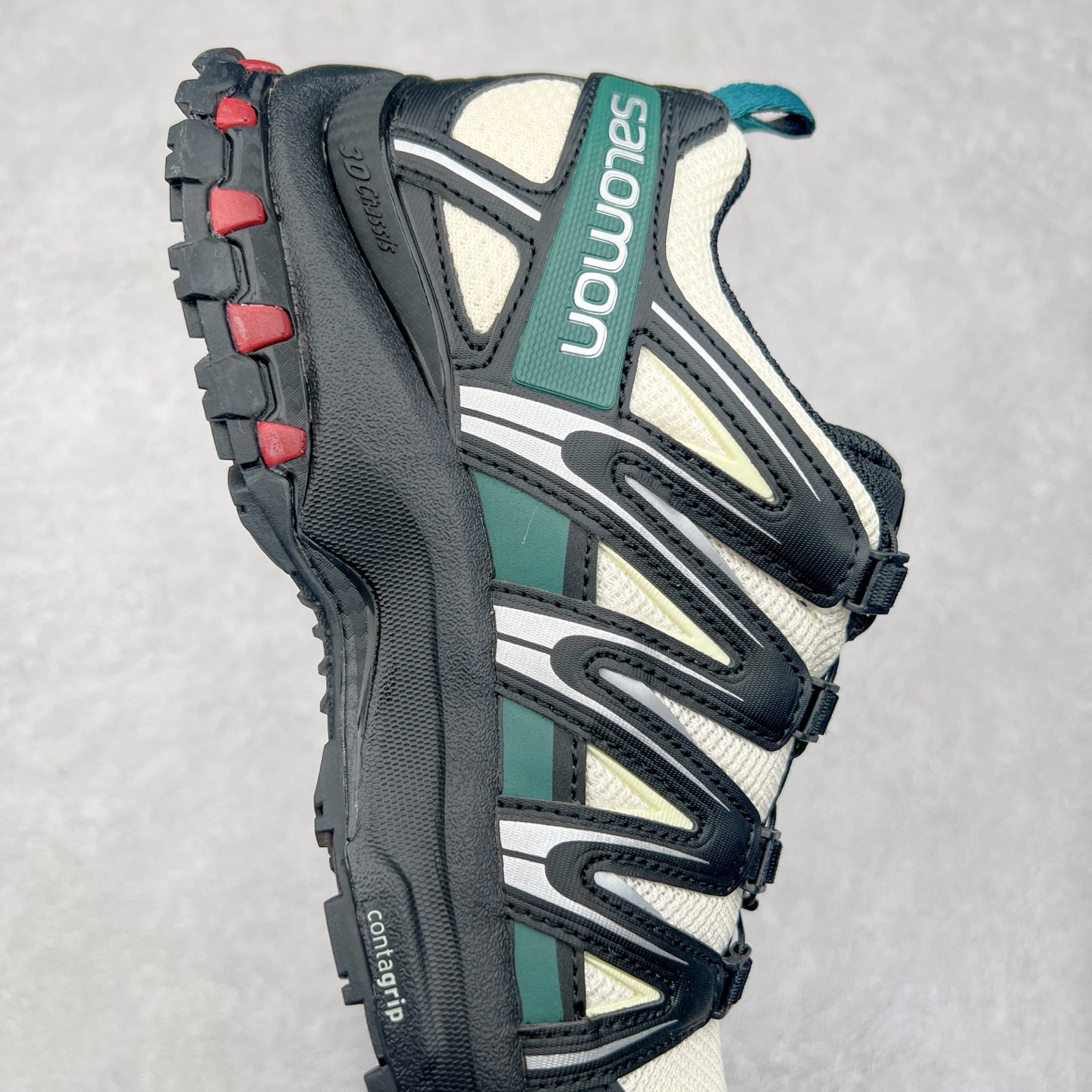 图片[6]-＃C版 SALOMON XA Pro 3D ADV 萨洛蒙潮流越野机能户外功能鞋 纯原外贸平台特供订单 耗时半年巨作 全套原纸板楦头开发 原厂特供网布配套加持 确保原汁原味 完美呈现版型 原档数据独家私模五层组合大底 原装Ortholite轻量化鞋垫 中底布带钢印编号 原厂TPU锁扣 进口港宝加持 后跟自然饱满 还原公司包裹性 鞋面采用SENSIFT贴合技术 全方位贴合包裹脚型 鞋跟部鞋底牵引设计 提供强大的抓地性能 更适应野外崎岖不平的道路 其3D ADVANCED CHASSIS底盘 材料轻量大化 钉齿设计更具稳定性 防护性 鞋底易磨损区运用CONTAGRIP高耐磨材料 应对城市硬质路面长距离跑考验 尺码：36 36.5 37.5 38 38.5 39 40 40.5 41 42 42.5 43 44 44.5 45-选品中心