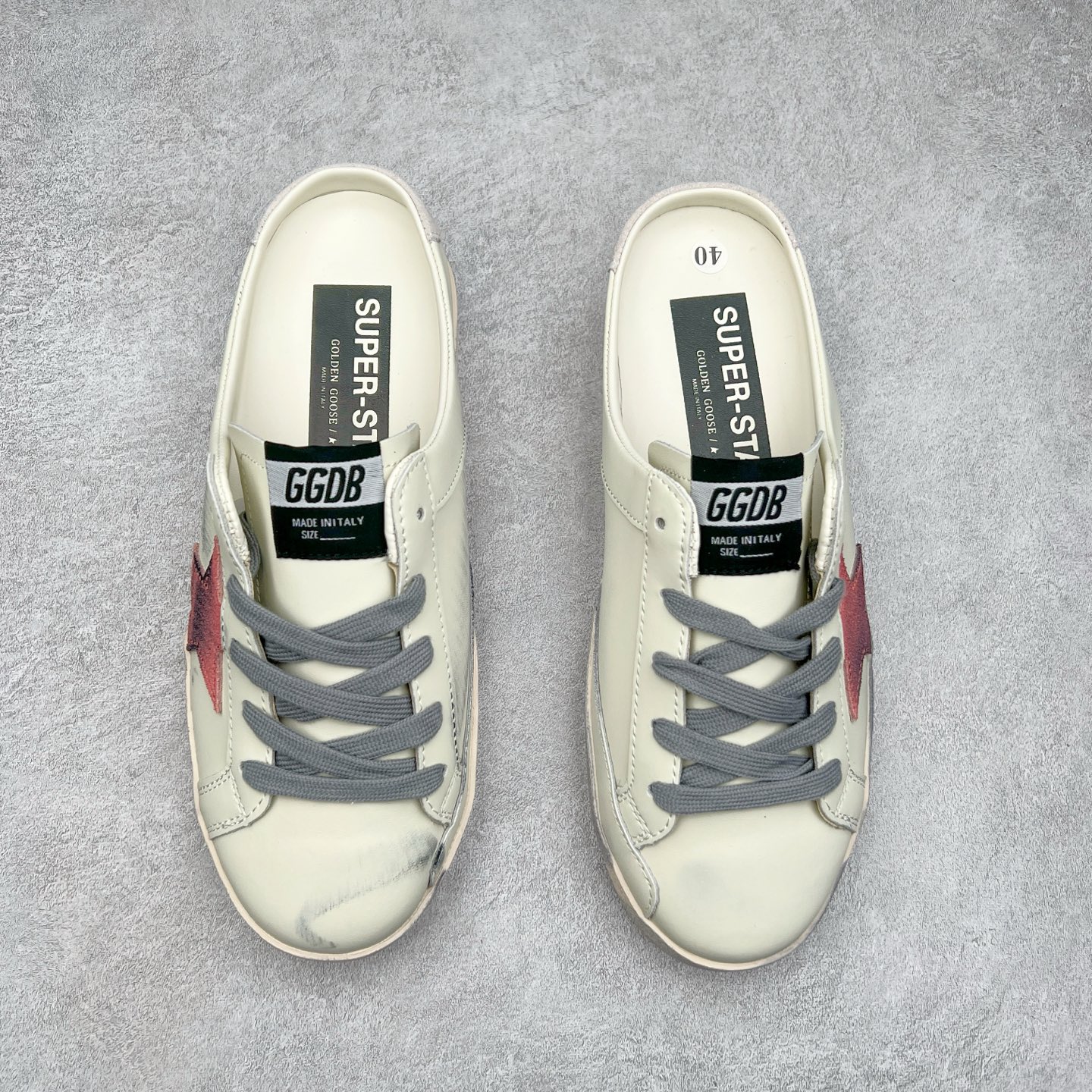 图片[2]-Golden Goose Super-Star Sabot 舒适百搭包头拖鞋半拖 尺码：36/45-选品中心