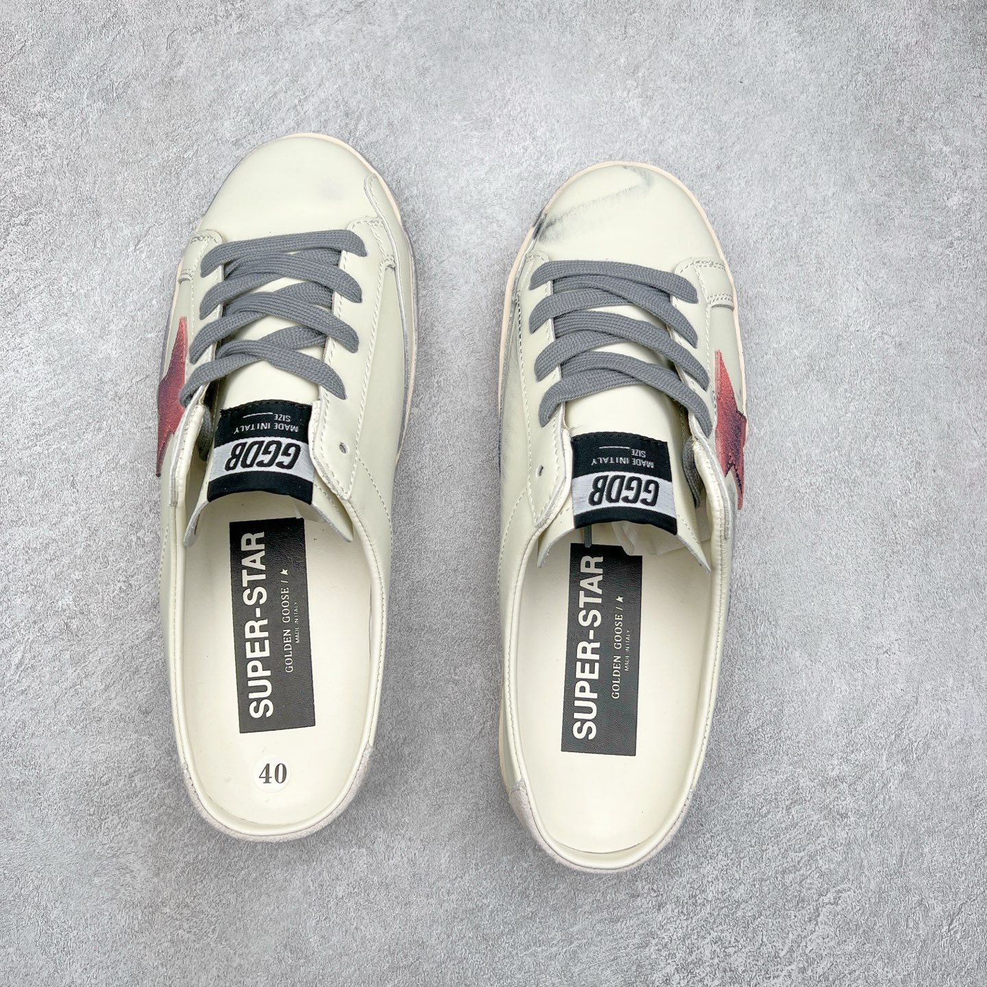 图片[3]-Golden Goose Super-Star Sabot 舒适百搭包头拖鞋半拖 尺码：36/45-选品中心