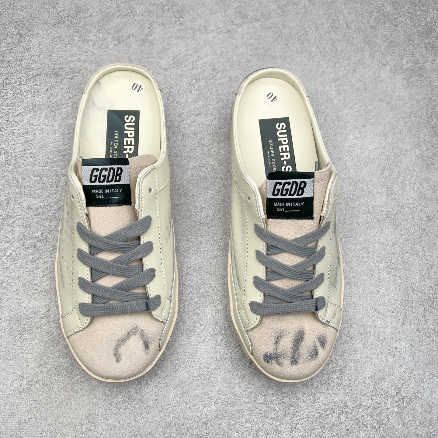 图片[2]-Golden Goose Super-Star Sabot 舒适百搭包头拖鞋半拖 尺码：36/45-选品中心