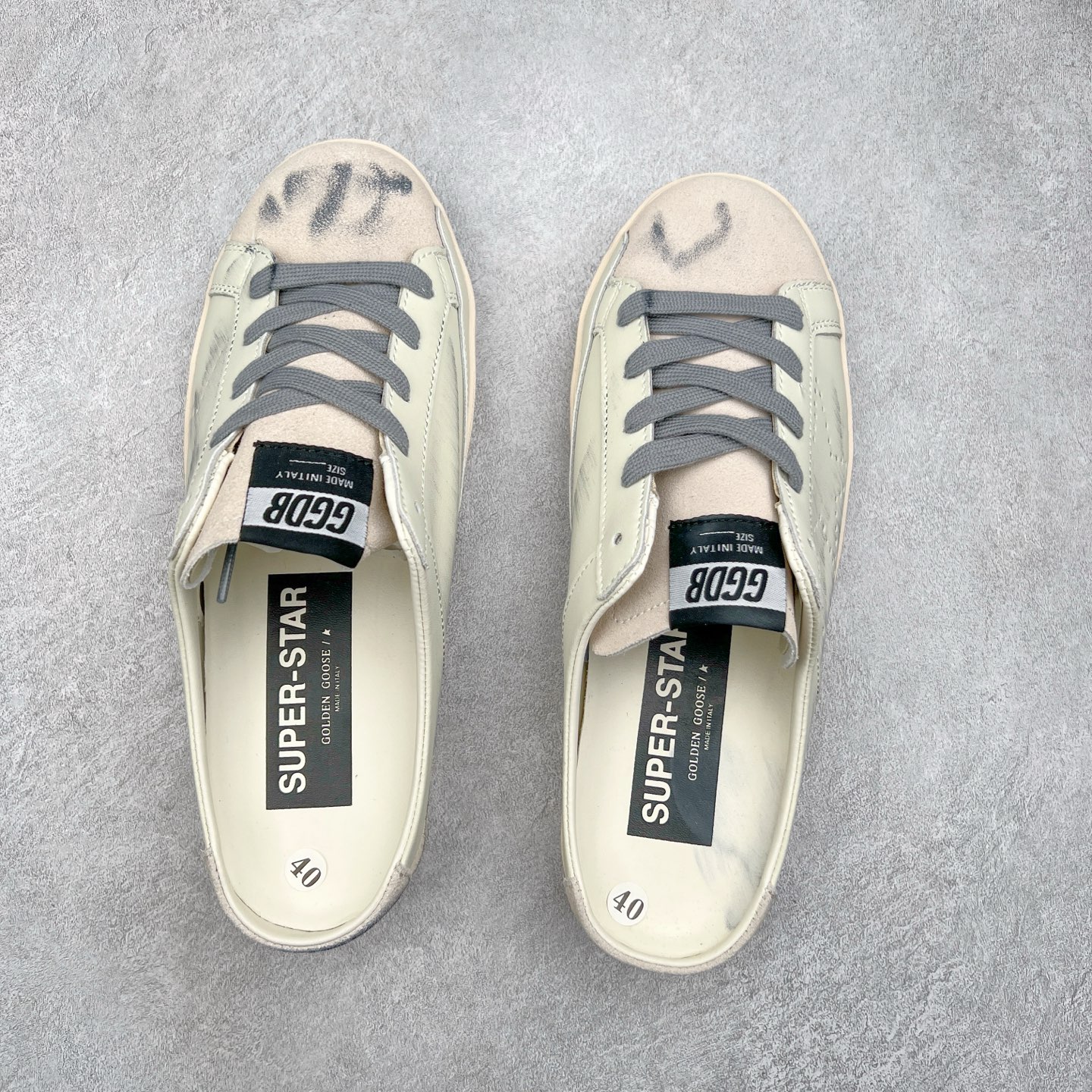 图片[3]-Golden Goose Super-Star Sabot 舒适百搭包头拖鞋半拖 尺码：36/45-选品中心