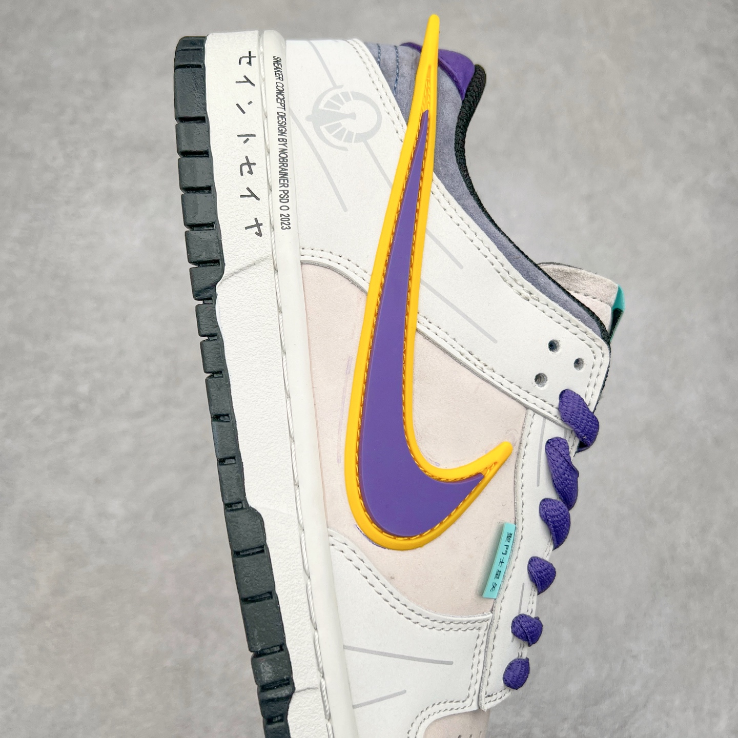 图片[6]-＃纯原福利 NK Dunk Low 定制系列配色 无原鞋不开发 全系列得物原鞋一比一校对开发 配色持续更新中 终端对接 优势输出 全套原厂楦头原纸板数据档案倾力打造 原汁原味莞产 极致还原 圈内最强针车工艺 高端零售指定版 广东原厂配套原盒原标 鞋盒分三个尺码段 原厂冲刀 超高清洁度 全鞋零毛边皮料切割 采用原厂百宏鞋带以及原厂百宏织唛舌标 内标可供原厂几率过验 进口原装条纹中底布 四线拉帮白色点胶 原厂拉帮手法遵循公司 原厂电绣 极致还原 尺码：36 36.5 37.5 38 38.5 39 40 40.5 41 42 42.5 43 44 44.5 45 46 47.5-选品中心