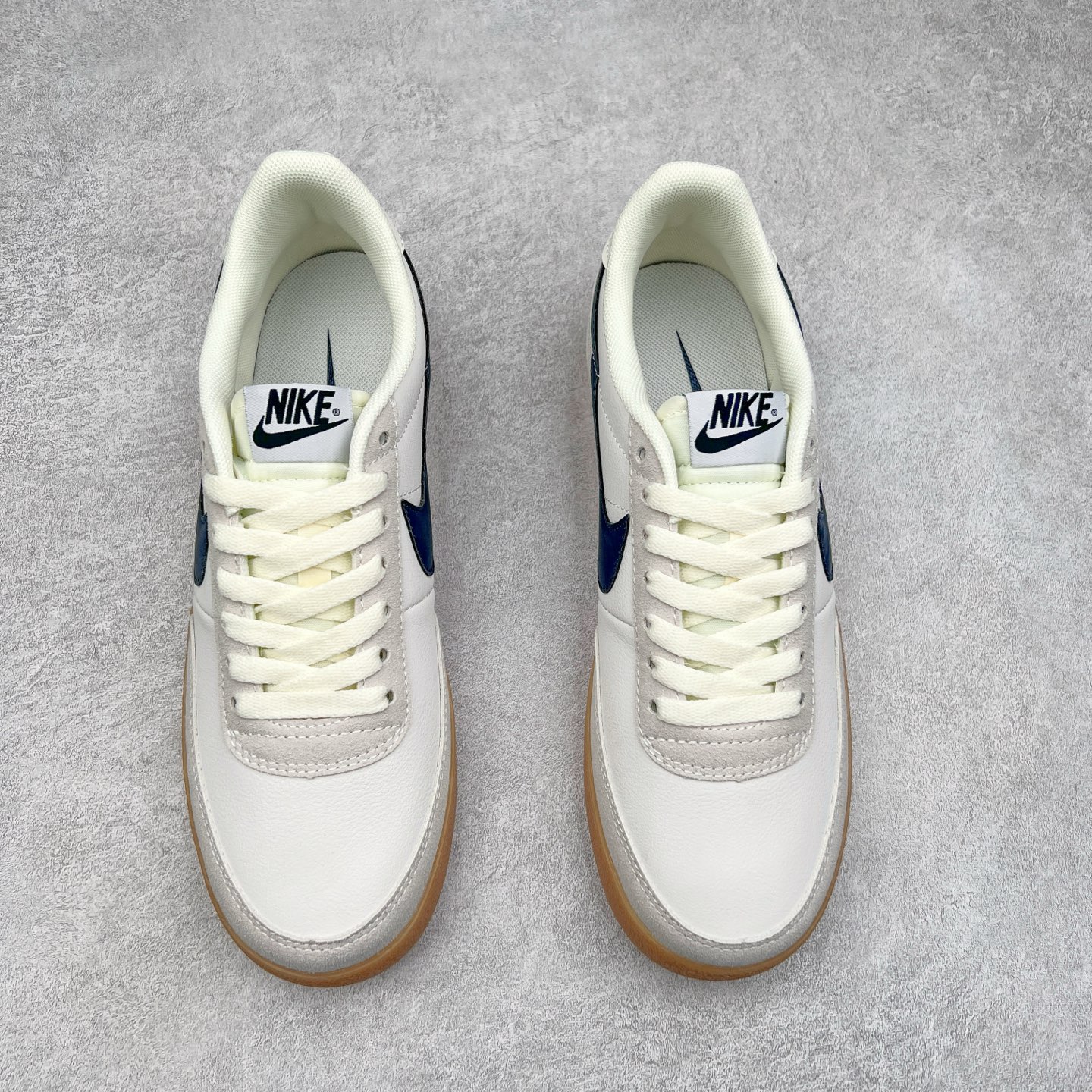 图片[2]-＃平台订单 J.Crew x NK Killshot II Leather 联名复古板鞋 采用米白色皮革制作鞋身 Swoosh 点缀其中 最后搭载棕色生胶大底 流露出满满的复古气气息 尺码：36 36.5 37.5 38 38.5 39 40 40.5 41 42 42.5 43 44-选品中心