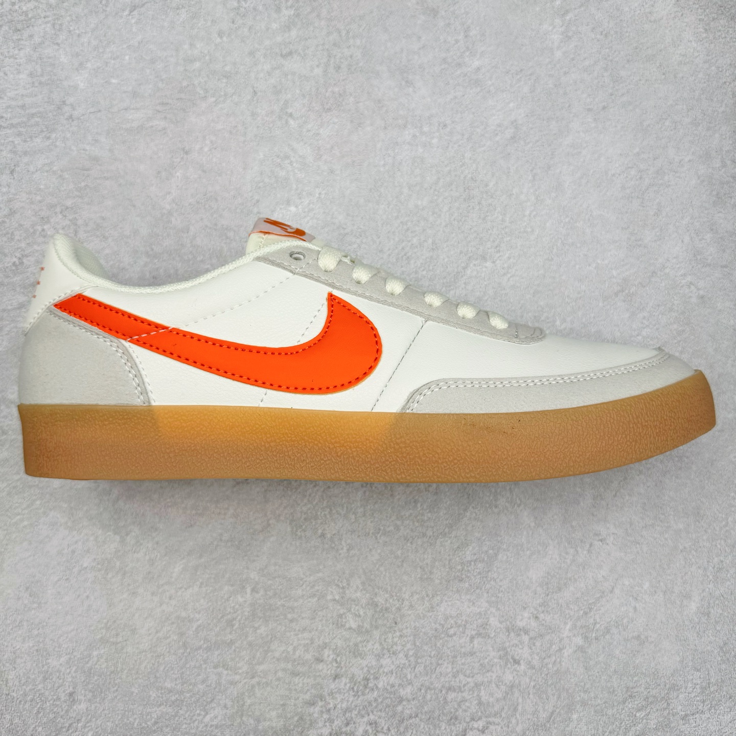 图片[3]-＃平台订单 J.Crew x NK Killshot II Leather 联名复古板鞋 采用米白色皮革制作鞋身 Swoosh 点缀其中 最后搭载棕色生胶大底 流露出满满的复古气气息 尺码：36 36.5 37.5 38 38.5 39 40 40.5 41 42 42.5 43 44-选品中心