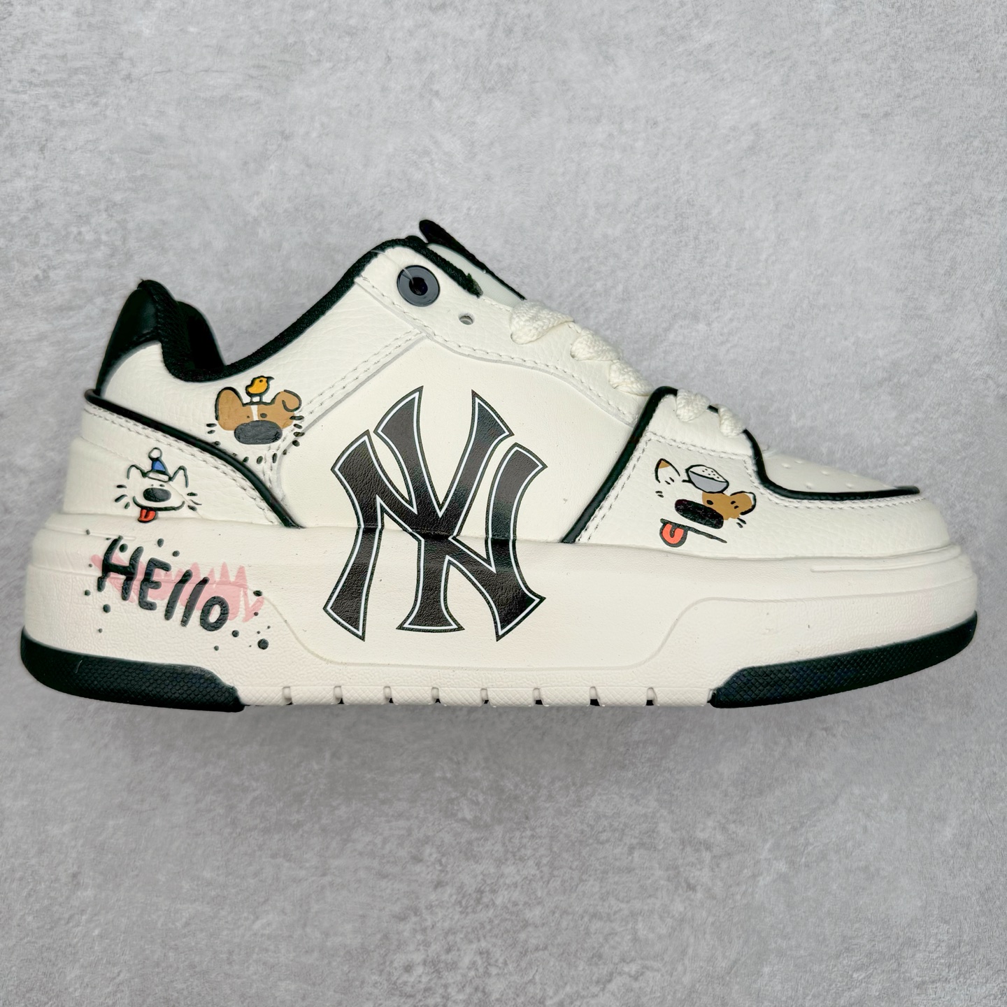 图片[7]-MLB Chunky Liner Basic 复古印花学长鞋系列低帮轻量增高厚底百搭休闲运动慢跑鞋板鞋 Korea韩国联名NY美国榄球纽约洋基队限定 韩国代购专供 全套原楦原纸板原厂数据开发 正确中底拉帮中底网布细节 平台代购专供 左脚内置芯片 韩国代购吊牌标贴 独家一比一RB+MD组合大底 高频后跟小人Logo精准对位立体饱满 正确网布加超迁鞋面 转印中底走线紧密 转印Logo工艺表层防刮不掉色 尺码：35 36 36.5 37.5 38 38.5 39 40 40.5 41 42 42.5 43 44 45-选品中心