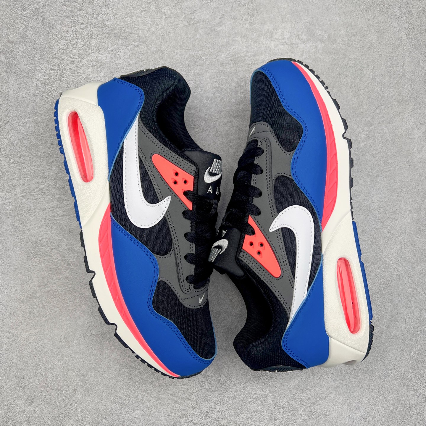 图片[3]-NK Air Max Correlate 关联系列低帮气垫百搭休闲运动慢跑鞋 511417-016 选用网眼鞋面 脚感舒适透气 鞋舌、鞋侧及后跟处饰有品牌标识 简约大气又时尚 采用经典系带开合方式 可自由调节松紧度 泡棉中底搭载Max Air气垫 具有良好的回弹性及缓震性能 橡胶外底可防滑耐磨 提升抓地力 尺码：36 36.5 37.5 38 38.5 39 40 40.5 41 42-选品中心