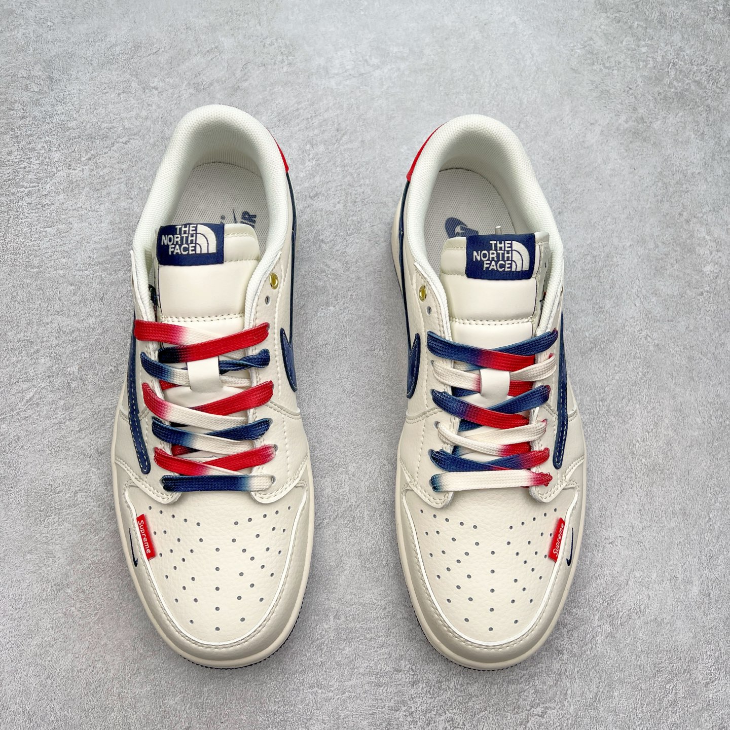 图片[2]-TS x Air Jordan AJ1 Low 倒钩低帮联名定制配色 FC1688-211 原厂内置气垫魔块 A模大底 头层小牛皮 鞋舌AJ原厂专用牛津布+AJ专用反口珍珠布+原厂无杂质高弹内里海棉+特殊封边弹力鞋带 尺码：36 36.5 37.5 38 38.5 39 40 40.5 41 42 42.5 43 44 44.5 45 46 47.5-选品中心