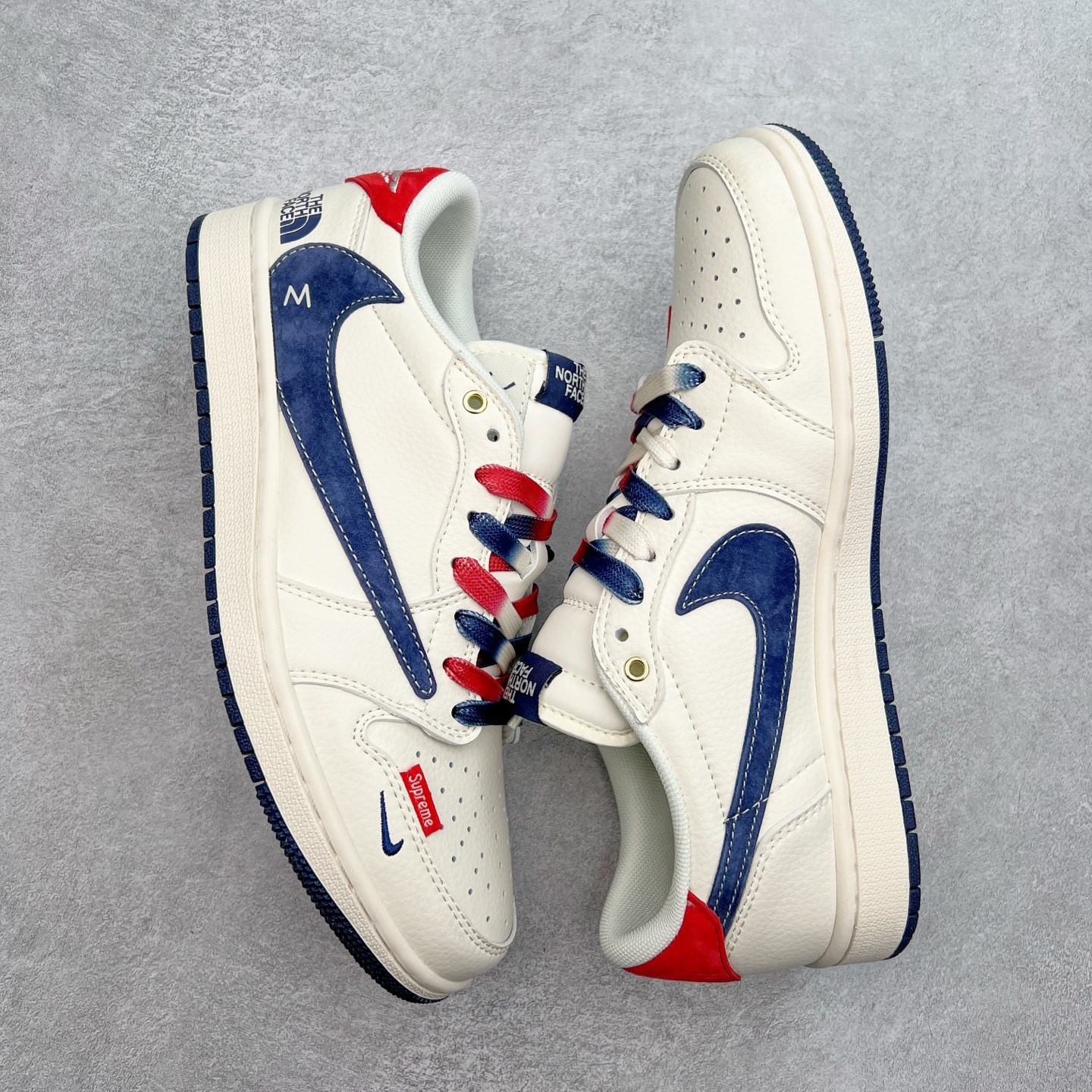 图片[3]-TS x Air Jordan AJ1 Low 倒钩低帮联名定制配色 FC1688-211 原厂内置气垫魔块 A模大底 头层小牛皮 鞋舌AJ原厂专用牛津布+AJ专用反口珍珠布+原厂无杂质高弹内里海棉+特殊封边弹力鞋带 尺码：36 36.5 37.5 38 38.5 39 40 40.5 41 42 42.5 43 44 44.5 45 46 47.5-选品中心