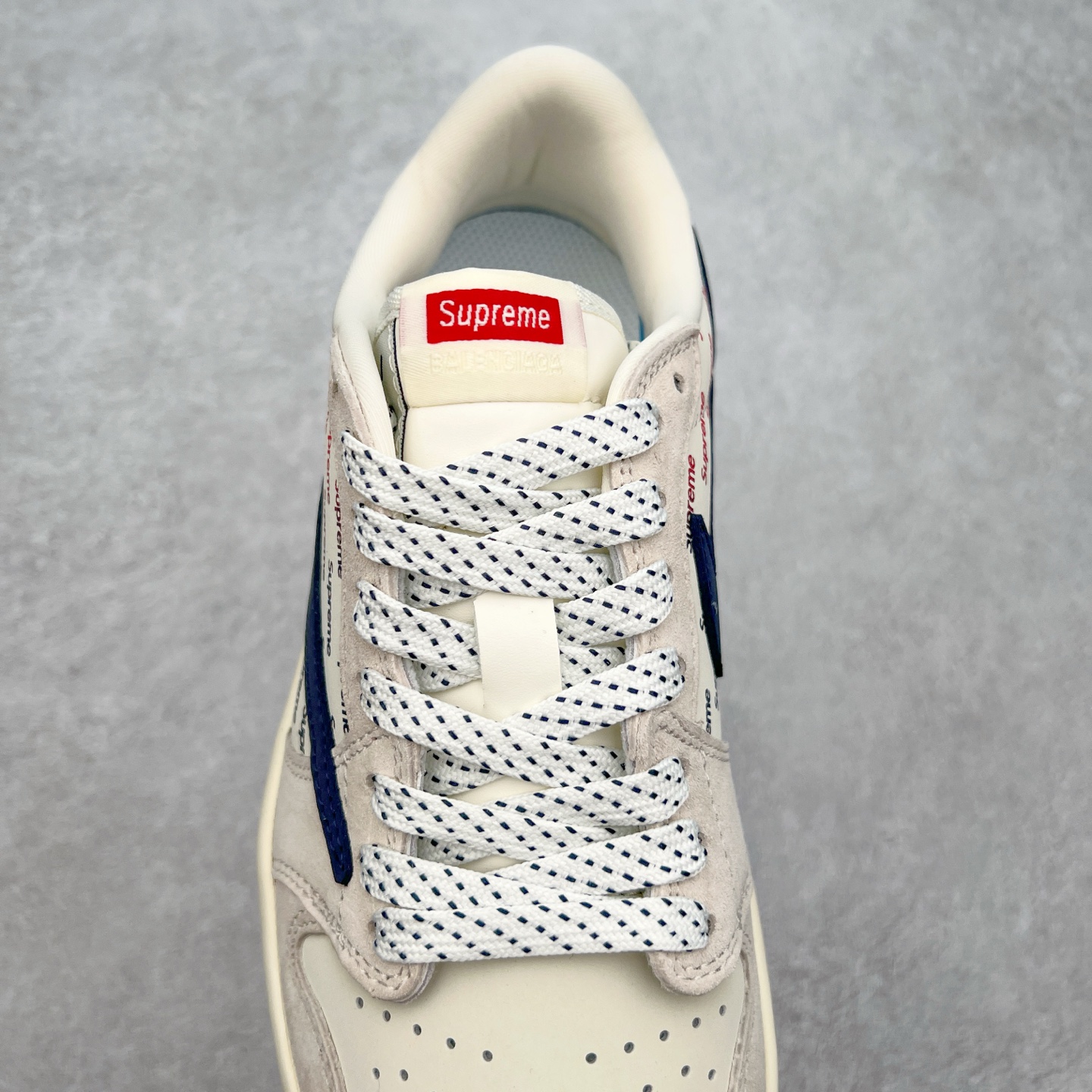 图片[5]-TS x Air Jordan AJ1 Low 倒钩低帮联名定制配色 JH6088-613 原厂内置气垫魔块 A模大底 头层小牛皮 鞋舌AJ原厂专用牛津布+AJ专用反口珍珠布+原厂无杂质高弹内里海棉+特殊封边弹力鞋带 尺码：36 36.5 37.5 38 38.5 39 40 40.5 41 42 42.5 43 44 44.5 45 46 47.5-选品中心