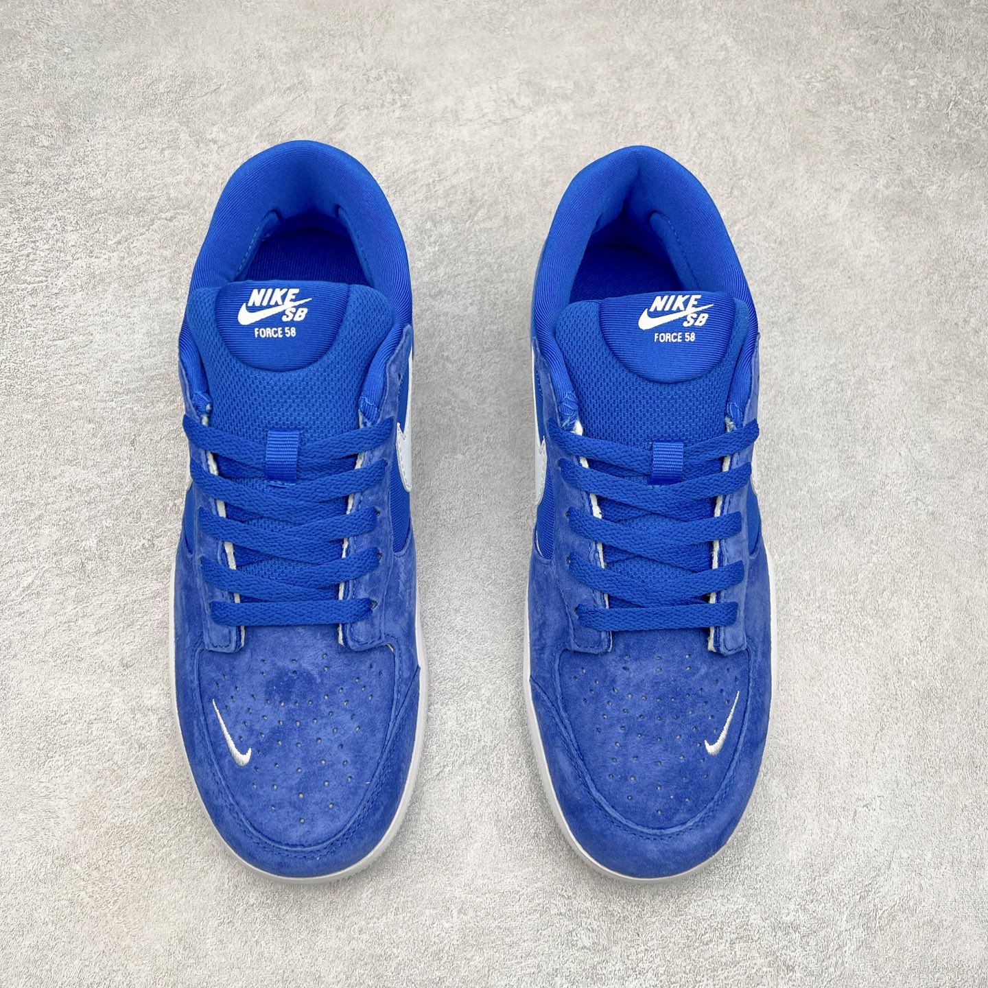 图片[2]-＃福利特价 NK SB Force 58 空军58系列低帮休闲运动滑板板鞋 鞋面由帆布和麂皮拼接 层次感丰富 搭配硫化外底 耐磨耐穿 鞋舌及中底后跟处饰有SB Logo 表明鞋款身份 采用包边设计 经久耐穿 硫化结构则有效提升灵活性 穿上这款全新推出的创意力作 助你耀动街头 尺码：36 36.5 37.5 38 38.5 39 40 40.5 41 42 42.5 43 44 45-选品中心
