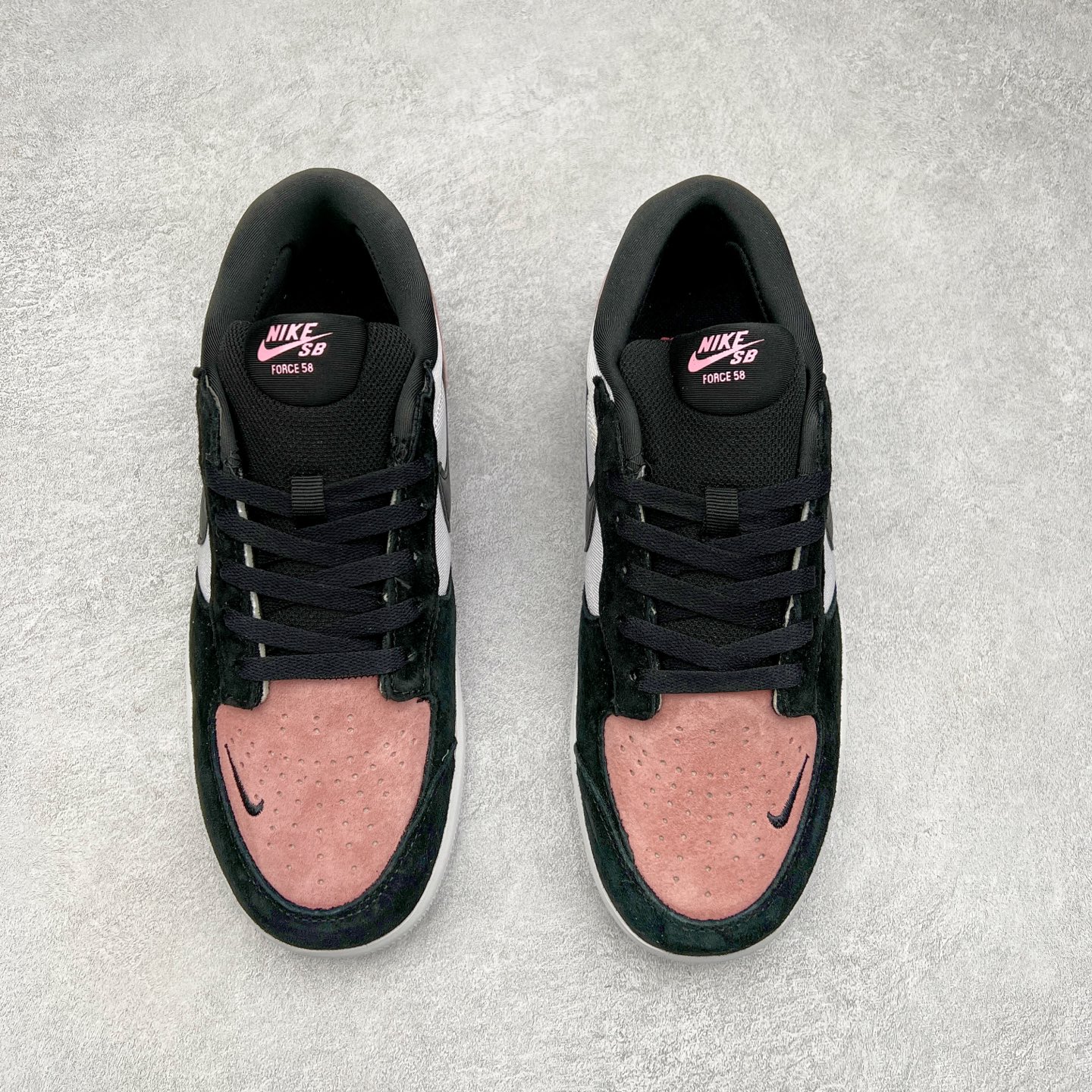 图片[2]-＃福利特价 NK SB Force 58 空军58系列低帮休闲运动滑板板鞋 鞋面由帆布和麂皮拼接 层次感丰富 搭配硫化外底 耐磨耐穿 鞋舌及中底后跟处饰有SB Logo 表明鞋款身份 采用包边设计 经久耐穿 硫化结构则有效提升灵活性 穿上这款全新推出的创意力作 助你耀动街头 尺码：36 36.5 37.5 38 38.5 39 40 40.5 41 42 42.5 43 44 45-选品中心