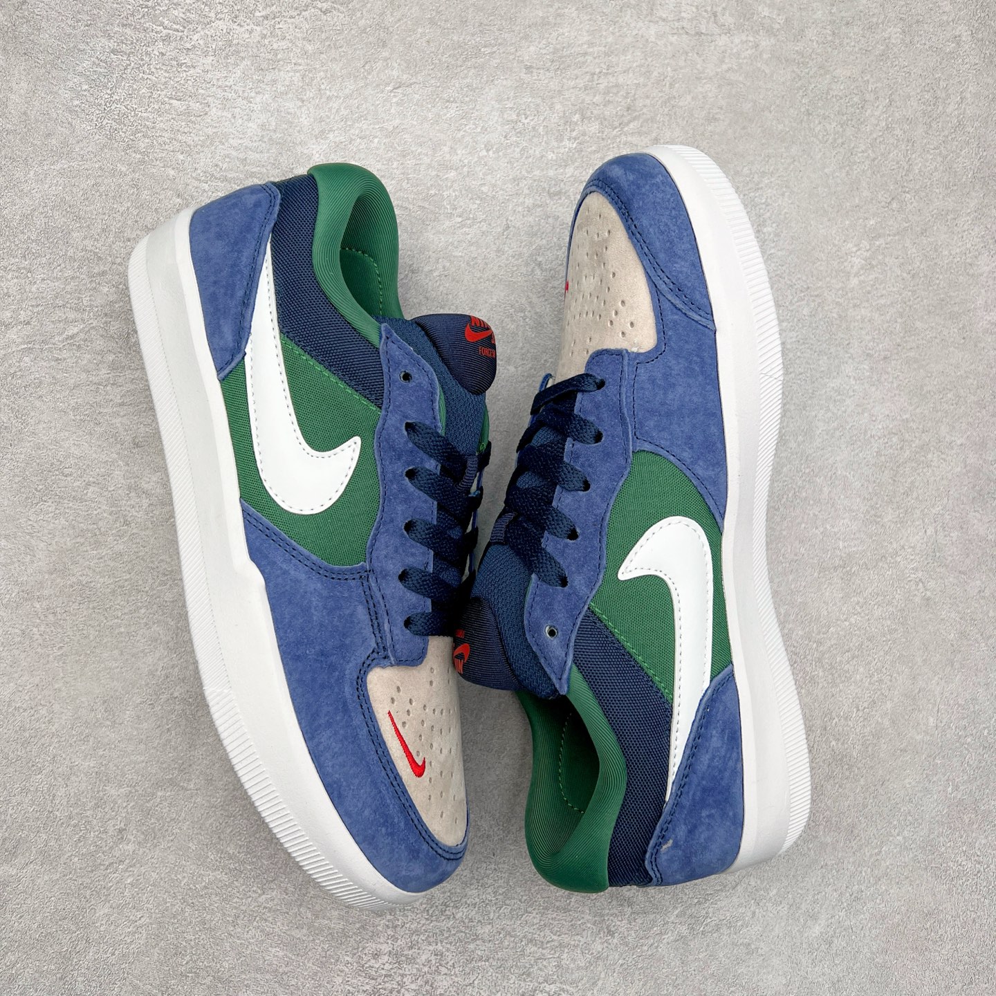 图片[3]-＃福利特价 NK SB Force 58 空军58系列低帮休闲运动滑板板鞋 鞋面由帆布和麂皮拼接 层次感丰富 搭配硫化外底 耐磨耐穿 鞋舌及中底后跟处饰有SB Logo 表明鞋款身份 采用包边设计 经久耐穿 硫化结构则有效提升灵活性 穿上这款全新推出的创意力作 助你耀动街头 尺码：36 36.5 37.5 38 38.5 39 40 40.5 41 42 42.5 43 44 45-选品中心