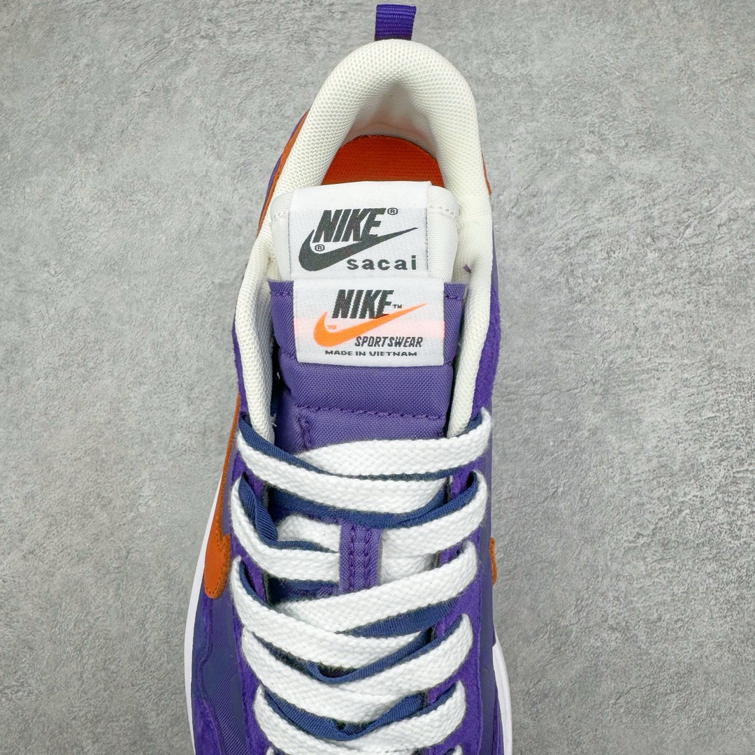 图片[5]-＃XP纯原福利 Sacai x NK VaporWaffle 联名款华夫3.0潮流休闲增高运动鞋 全套原楦原纸版原鞋开模 全网最具灵魂的版型 皮料卡色质感均保持原鞋一致 原装油墨Logo手工描漆 原装大底米色部分外尖内方 大底开口上翘弧度 后跟开口弧度高度原鞋一致 全鞋电脑针车 原厂鞋舌织唛标 原盒原配 中文合格证质保卡 客订外包保护盒 尺码对应库存明细‼️-选品中心