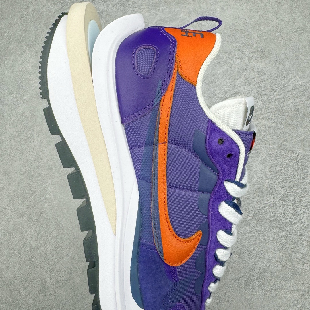 图片[6]-＃XP纯原福利 Sacai x NK VaporWaffle 联名款华夫3.0潮流休闲增高运动鞋 全套原楦原纸版原鞋开模 全网最具灵魂的版型 皮料卡色质感均保持原鞋一致 原装油墨Logo手工描漆 原装大底米色部分外尖内方 大底开口上翘弧度 后跟开口弧度高度原鞋一致 全鞋电脑针车 原厂鞋舌织唛标 原盒原配 中文合格证质保卡 客订外包保护盒 尺码对应库存明细‼️-选品中心