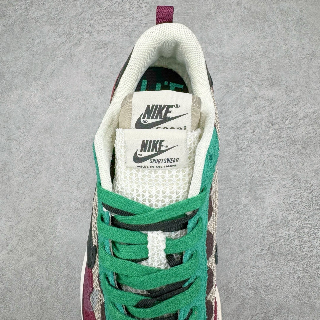 图片[5]-＃XP纯原福利 Sacai x NK VaporWaffle 联名款华夫3.0潮流休闲增高运动鞋 全套原楦原纸版原鞋开模 全网最具灵魂的版型 皮料卡色质感均保持原鞋一致 原装油墨Logo手工描漆 原装大底米色部分外尖内方 大底开口上翘弧度 后跟开口弧度高度原鞋一致 全鞋电脑针车 原厂鞋舌织唛标 原盒原配 中文合格证质保卡 客订外包保护盒 尺码对应库存明细‼️-选品中心