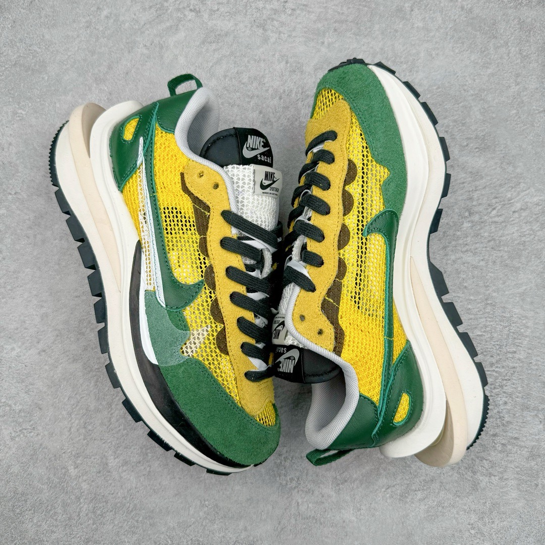 图片[3]-＃XP纯原福利 Sacai x NK VaporWaffle 联名款华夫3.0潮流休闲增高运动鞋 全套原楦原纸版原鞋开模 全网最具灵魂的版型 皮料卡色质感均保持原鞋一致 原装油墨Logo手工描漆 原装大底米色部分外尖内方 大底开口上翘弧度 后跟开口弧度高度原鞋一致 全鞋电脑针车 原厂鞋舌织唛标 原盒原配 中文合格证质保卡 客订外包保护盒 尺码对应库存明细‼️-选品中心