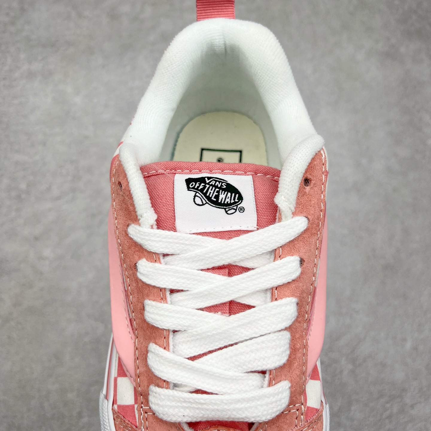 图片[5]-Vans Knu Skool 少女粉格 面包鞋 舒适时尚防滑耐磨低帮休闲板鞋 尺码：35 36 36.5 37 38 38.5 39 40 40.5 41 42 42.5 43 44-选品中心