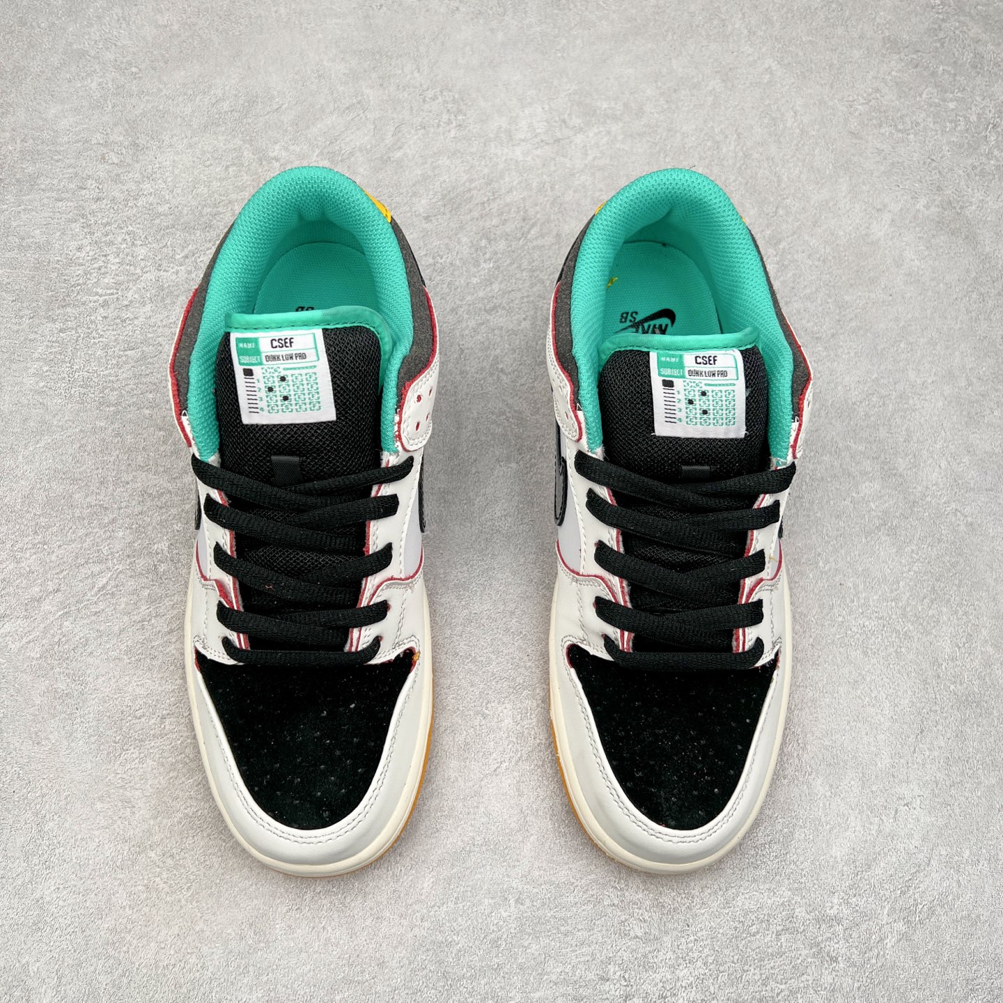 图片[2]-NK Dunk Low HJ4132-100 全新支线性价比拉满 迎合行情定价 正确头层皮料 细节均购入原鞋校对开发 全套原纸板楦头加持 细节品控鞋型稳定 独家私模官方最新原厂磨具打造大底 鞋头坡度极致还原 原盒原配 玻璃冲刀 超高清洁度 全鞋零毛边皮料切割 正确中底布背胶中底布拉帮走线 尺码：36 36.5 37.5 38 38.5 39 40 40.5 41 42 42.5 43 44 44.5 45 46-选品中心