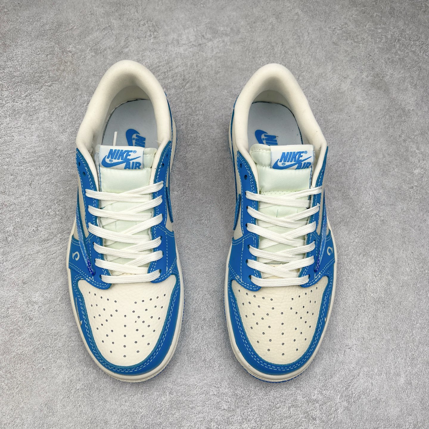 图片[2]-TS x Air Jordan AJ1 Low 倒钩低帮联名定制配色 XS2025-066 原厂内置气垫魔块 A模大底 头层小牛皮 鞋舌AJ原厂专用牛津布+AJ专用反口珍珠布+原厂无杂质高弹内里海棉+特殊封边弹力鞋带 尺码：36 36.5 37.5 38 38.5 39 40 40.5 41 42 42.5 43 44 44.5 45 46 47.5-选品中心