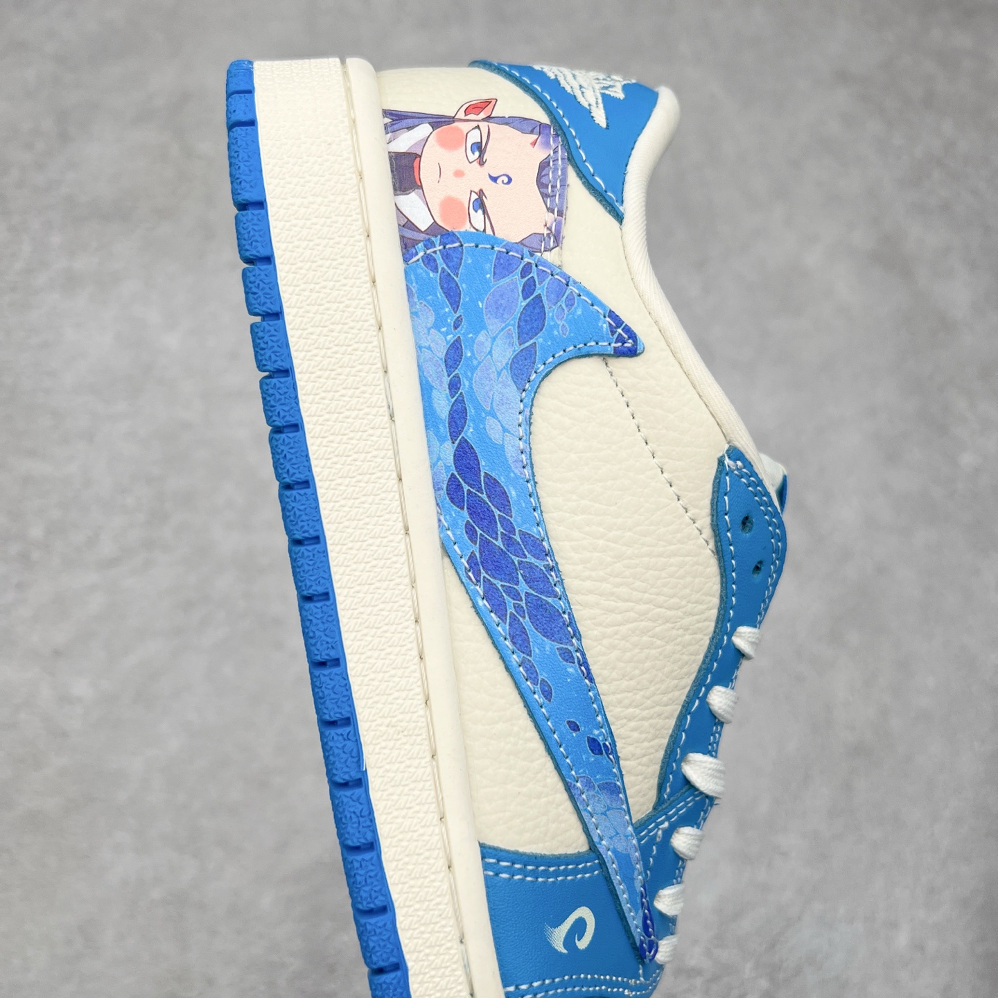 图片[6]-TS x Air Jordan AJ1 Low 倒钩低帮联名定制配色 XS2025-066 原厂内置气垫魔块 A模大底 头层小牛皮 鞋舌AJ原厂专用牛津布+AJ专用反口珍珠布+原厂无杂质高弹内里海棉+特殊封边弹力鞋带 尺码：36 36.5 37.5 38 38.5 39 40 40.5 41 42 42.5 43 44 44.5 45 46 47.5-选品中心