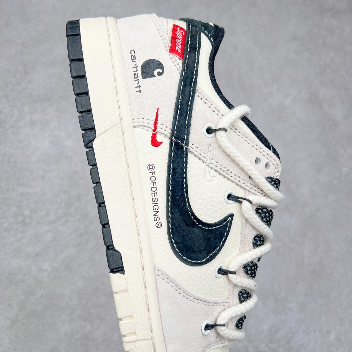 图片[6]-NK Dunk Low 定制配色 YX5066-238 大厂出品 极力推荐 原装头层材料 独家版型蒸餾加工帶來的是更好的视觉和脚感体验大厂纯原品质出货 清洁度 电绣工艺 皮料切割干净无任何毛边 细节完美 尺码：36 36.5 37.5 38 38.5 39 40 40.5 41 42 42.5 43 44 44.5 45-选品中心