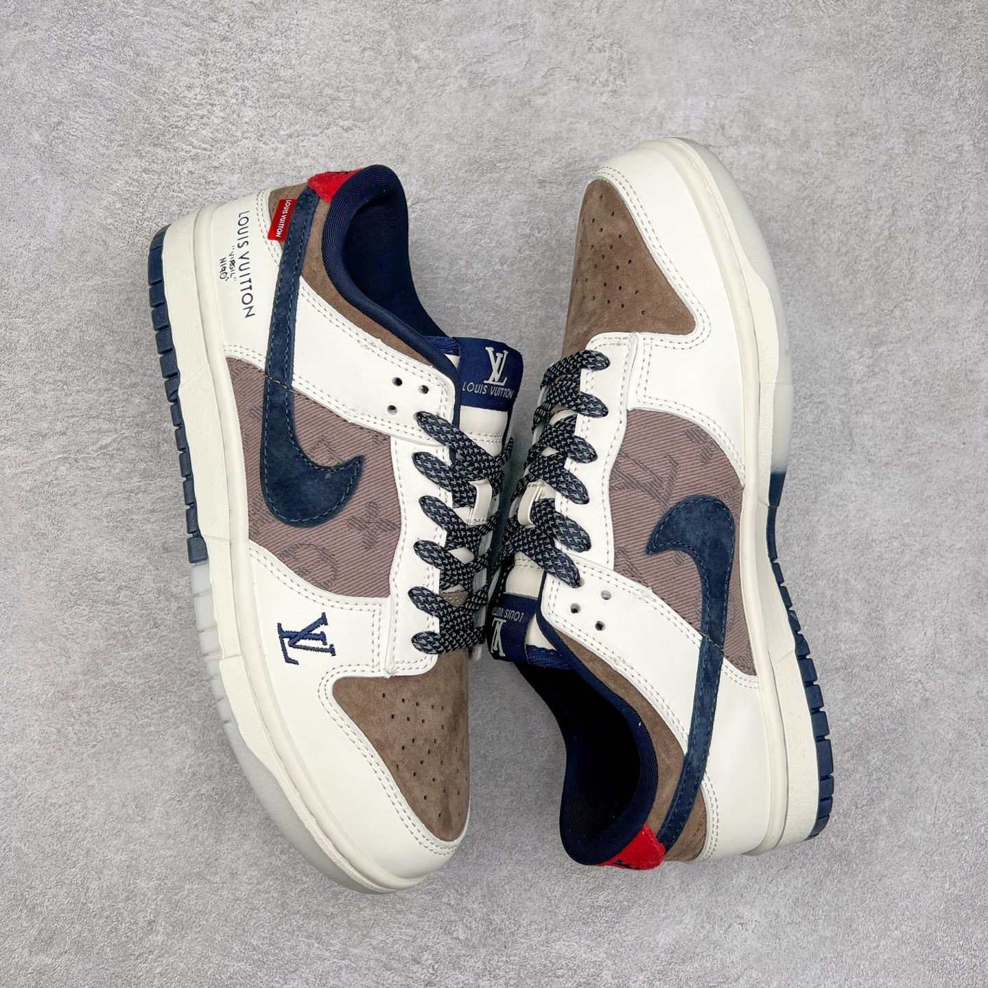 图片[3]-NK Dunk Low 定制配色 CH8311-273 大厂出品 极力推荐 原装头层材料 独家版型蒸餾加工帶來的是更好的视觉和脚感体验大厂纯原品质出货 清洁度 电绣工艺 皮料切割干净无任何毛边 细节完美 尺码：36 36.5 37.5 38 38.5 39 40 40.5 41 42 42.5 43 44 44.5 45-选品中心