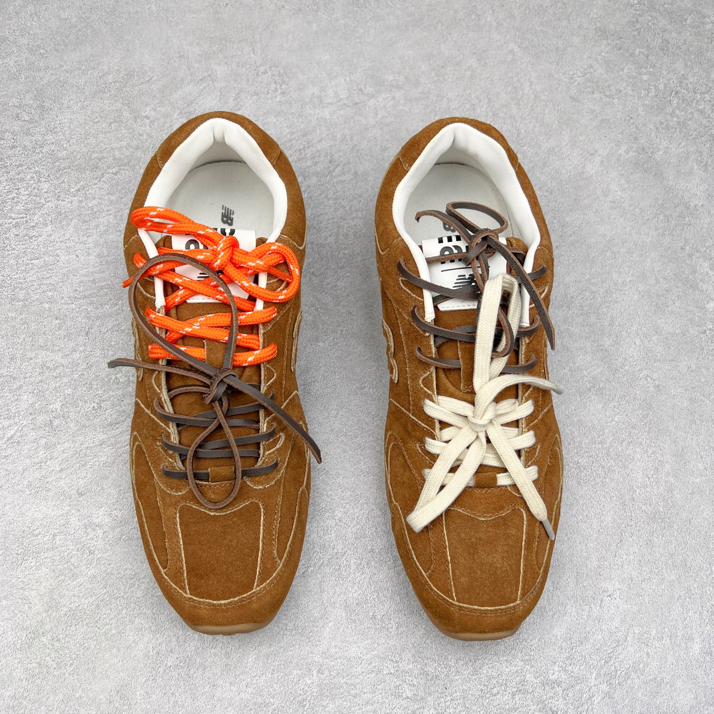 图片[2]-Miumiu x New Balance NB530 新百伦缪缪联名款复古运动鞋 全套原楦原纸板原厂数据开发 原厂三文治网纱 原装进口羊皮加羊反绒正确绒感卡色 正确中底拉帮中底纸板满印细节 冲裁组合 匠心打造 耗时两个月开发完成 工艺极其复杂难度可想而知 新开独立私模大底 全网唯一正确私模大底 高端零售专供产物 尺码：35 36 37 38 39 40 41 42 42.5 43 44 45-选品中心