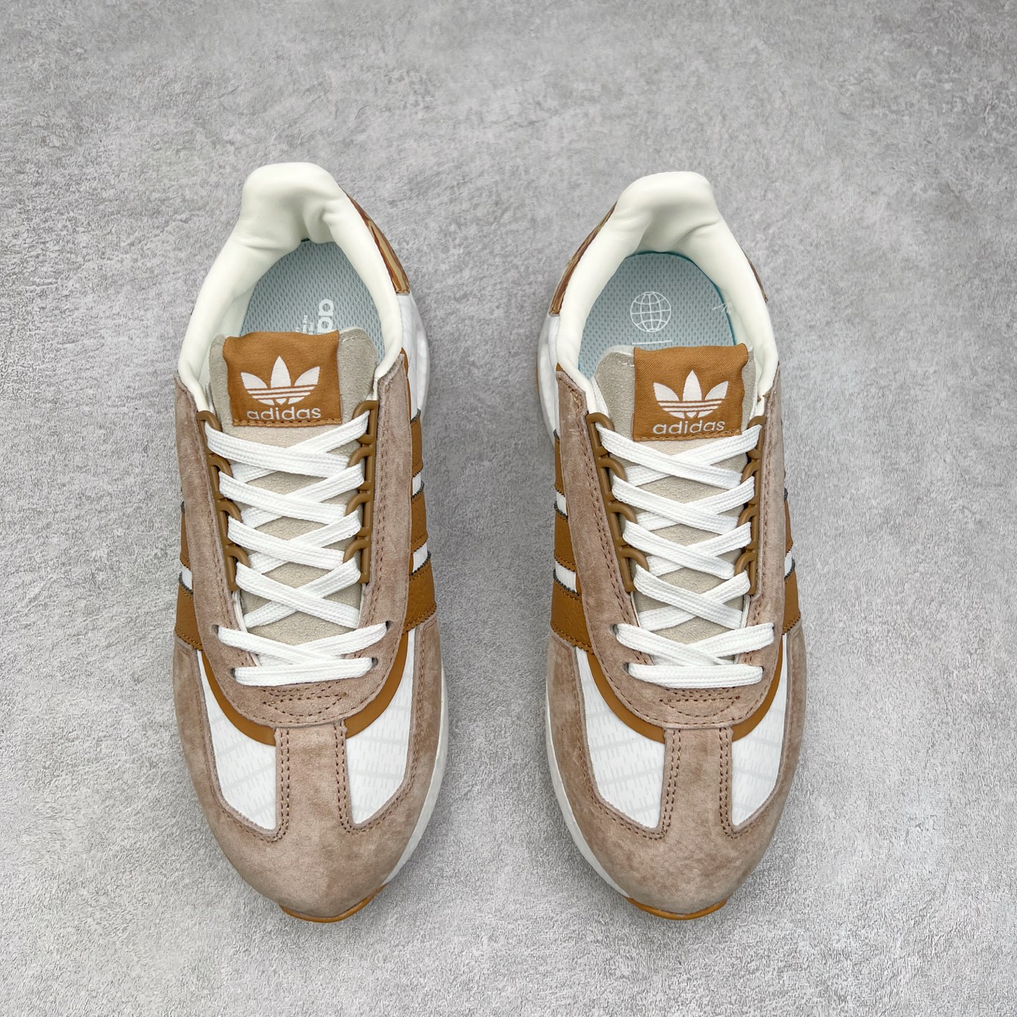 图片[2]-AD Originals Retropy Boost E5系列复古赛车原型一代系列爆米花缓震休闲运动慢跑鞋 复古风格鞋款作为如今的流行趋势之一深受欢迎，正是因此，将品牌历史经典设计与现代材料和技术相融合成为了Originals的创作思路，重新带来那些经典作品并赋予新诠释，使其跨越历史，成为时代标签。通过重新组合品牌历史经典与当代创新技术 Originals推出Retropy E5新鞋款 在延续复古韵味的同时，设计上做出更适应于现代化审美的调整。鞋面采用尼龙材质和绒面革结合打造，搭配BOOST材质中底提供舒适的日常穿着体验。尺码：36 36⅔ 37⅓ 38 38⅔ 39⅓ 40 40⅔ 41⅓ 42 42⅔ 43⅓ 44 45-选品中心