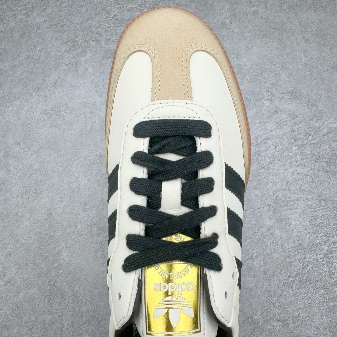 图片[4]-＃纯原福利 AD Original Samba OG 复古经典轻便板鞋 ID0478 正确烫金高频细节 原装纳米超迁皮料 独家私模橡胶大底 原盒原配 正确黑色中底布 这款桑巴鞋展示了高质量的工艺 带有装饰的超锁缝制和无缝的手感 柔软、柔软的皮革造型和标志性的3条纹完成了精致的外观 正规合身鞋带 鞋面上有绒面鞋垫 橡胶鞋底 享受正畸套筒软感 自50年代首次亮相以来就一直在赢得粉丝的青睐 尺码：35.5 36 36.5 37.5 38 38.5 39 40 40.5 41 42 42.5 43 44 44.5 45-选品中心