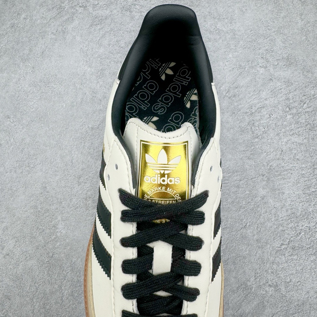 图片[5]-＃纯原福利 AD Original Samba OG 复古经典轻便板鞋 ID0478 正确烫金高频细节 原装纳米超迁皮料 独家私模橡胶大底 原盒原配 正确黑色中底布 这款桑巴鞋展示了高质量的工艺 带有装饰的超锁缝制和无缝的手感 柔软、柔软的皮革造型和标志性的3条纹完成了精致的外观 正规合身鞋带 鞋面上有绒面鞋垫 橡胶鞋底 享受正畸套筒软感 自50年代首次亮相以来就一直在赢得粉丝的青睐 尺码：35.5 36 36.5 37.5 38 38.5 39 40 40.5 41 42 42.5 43 44 44.5 45-选品中心