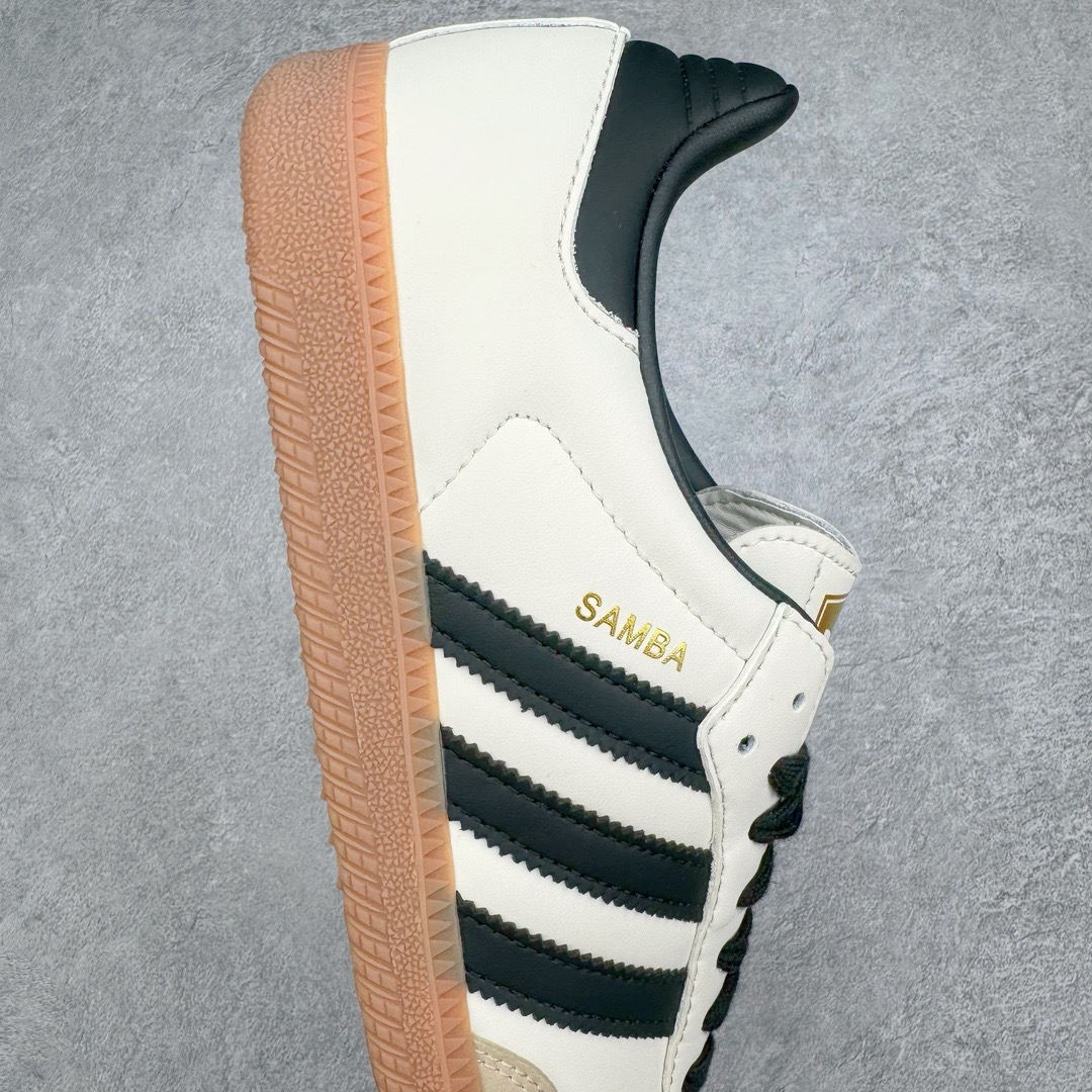 图片[6]-＃纯原福利 AD Original Samba OG 复古经典轻便板鞋 ID0478 正确烫金高频细节 原装纳米超迁皮料 独家私模橡胶大底 原盒原配 正确黑色中底布 这款桑巴鞋展示了高质量的工艺 带有装饰的超锁缝制和无缝的手感 柔软、柔软的皮革造型和标志性的3条纹完成了精致的外观 正规合身鞋带 鞋面上有绒面鞋垫 橡胶鞋底 享受正畸套筒软感 自50年代首次亮相以来就一直在赢得粉丝的青睐 尺码：35.5 36 36.5 37.5 38 38.5 39 40 40.5 41 42 42.5 43 44 44.5 45-选品中心