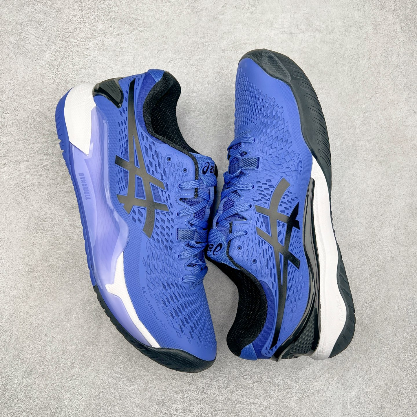 图片[3]-Asics Gel-Resolution 9 亚瑟士防滑耐磨透气 低帮网球鞋 Gel Resolution 9 是一款为快速进攻型球员设计的网球鞋，它有以下特点：鞋底没有刚性的鞋骨，让脚底感受到更多缓冲，舒适度极高。鞋内提供出色的支撑力和梦幻般的舒适感，让你在场上自信满满。鞋底采用 DynaWall 技术，增强了抓地力和反弹力，让你在移动中更灵活。尺码：36 36.5 37 38 38.5 39 40 40.5 41 42 42.5 43 44 45-选品中心