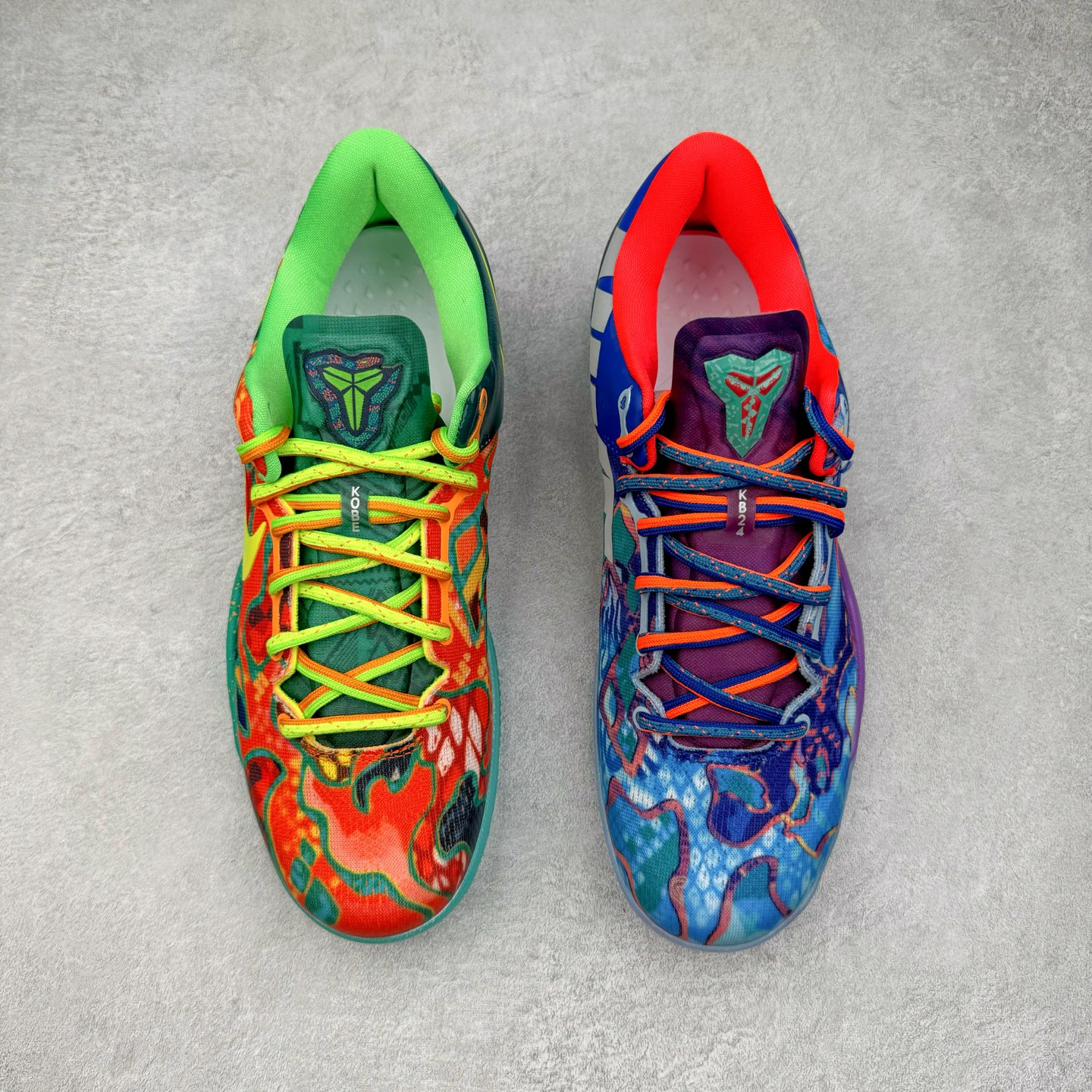 图片[2]-＃S2纯原 NK Zoom Kobe Ⅷ System 科比8代复刻实战运动低帮文化篮球鞋 鸳鸯配色 HM9621-900 React科技鞋垫加持 实战配置直接拉满 原楦纸板开发 鞋身流线型、后跟塑形 区分土肥圆 原厂针织鞋面一针一线匹配原版 全身鞋材卡料色独家定制 唯一万针立体刺绣SWOOSH 真实底模最大48.5 实战利器 专供海外市场 尺码：40 40.5 41 42 42.5 43 44 44.5 45 46 47.5 48.5 （脚宽、脚胖 建议买大半码）-选品中心