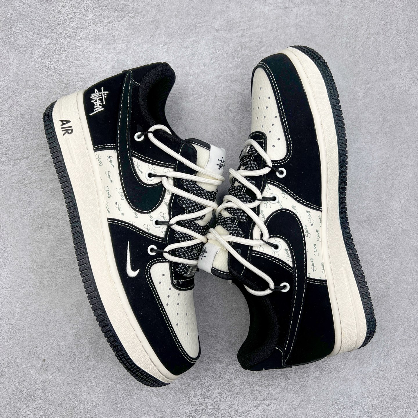 图片[3]-NK Air Force 1´07 Low 空军一号低帮百搭休闲运动板鞋 SJ1198-108 柔软、弹性十足的缓震性能和出色的中底设计 横跨复古与现代的外型结合 造就出风靡全球 三十多年的Force 1 直到今天还深受青睐 实拍调校N版已经零色差零失真 百分百还原实物色彩所见即所得 不存在货不对板色差等低级问题 选购参考实物拍摄 不混卖不参货 只用心做好货严格选品 承诺混一赔十 尺码：36 36.5 37.5 38 38.5 39 40 40.5 41 42 42.5 43 44 44.5 45-选品中心