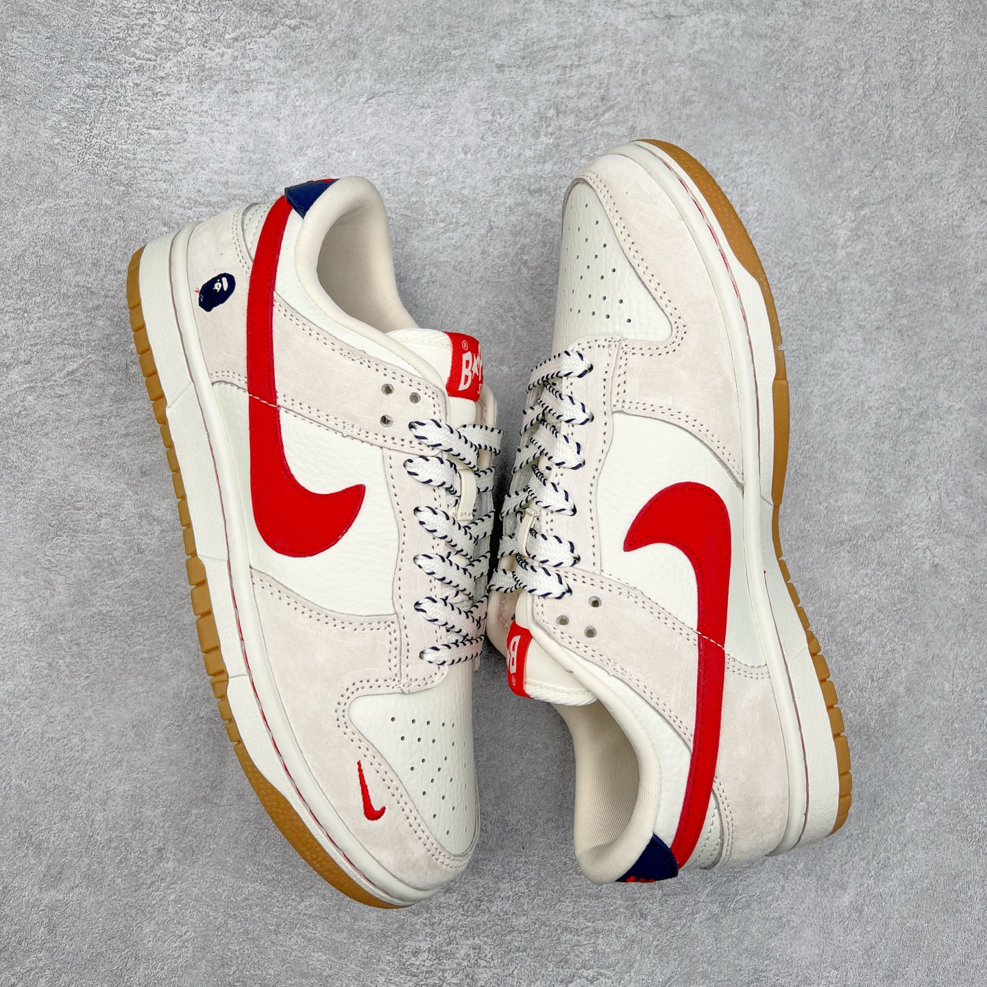 图片[3]-NK Dunk Low 定制配色 CH6336-228 大厂出品 极力推荐 原装头层材料 独家版型蒸餾加工帶來的是更好的视觉和脚感体验大厂纯原品质出货 清洁度 电绣工艺 皮料切割干净无任何毛边 细节完美 实拍调校N版已经零色差零失真 百分百还原实物色彩所见即所得 不存在货不对板色差等低级问题 选购参考实物拍摄 不混卖不参货 只用心做好货严格选品 承诺混一赔十 尺码：36 36.5 37.5 38 38.5 39 40 40.5 41 42 42.5 43 44 44.5 45-选品中心