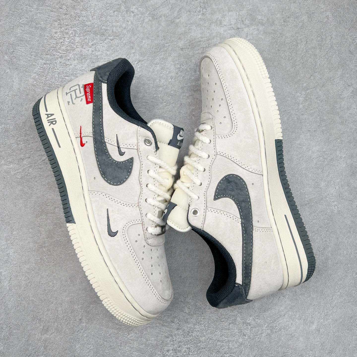 图片[3]-NK Air Force 1´07 Low 空军一号低帮百搭休闲运动板鞋 SJ6698-022 柔软、弹性十足的缓震性能和出色的中底设计 横跨复古与现代的外型结合 造就出风靡全球 三十多年的Force 1 直到今天还深受青睐 实拍调校N版已经零色差零失真 百分百还原实物色彩所见即所得 不存在货不对板色差等低级问题 选购参考实物拍摄 不混卖不参货 只用心做好货严格选品 承诺混一赔十 尺码：36 36.5 37.5 38 38.5 39 40 40.5 41 42 42.5 43 44 44.5 45-选品中心