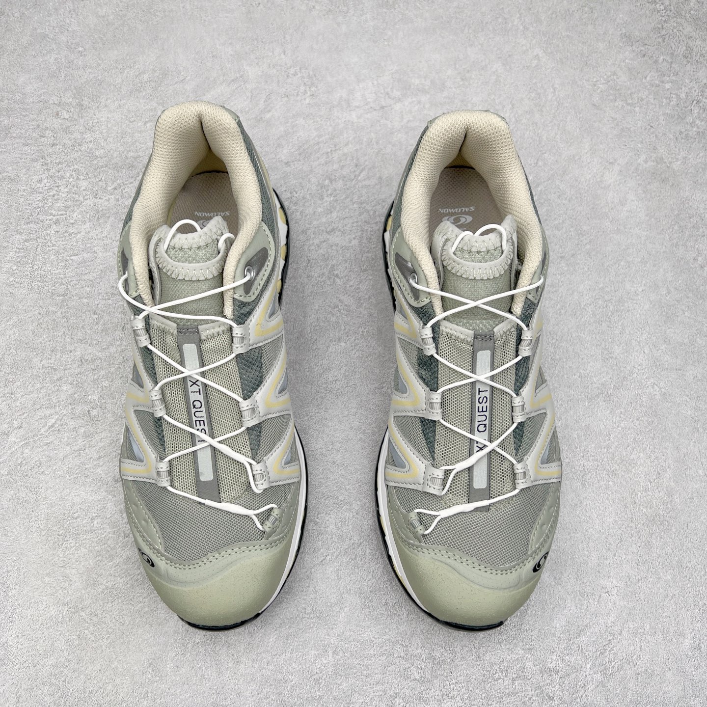 图片[2]-＃GD Salomon XT-QUEST ADV 萨洛蒙潮流越野机能户外功能鞋 纯原外贸平台特供订单 耗时半年巨作 全套原纸板楦头开发 原厂特供网布配套加持 确保原汁原味 完美呈现版型 原档数据独家私模五层组合大底 男女鞋同步官方开发至46.5 原装Ortholite轻量化鞋垫 中底布带钢印编号 原厂TPU锁扣 进口港宝加持 后跟自然饱满 还原公司包裹性 基于 SALOMON 初代 XT 鞋身造型并搭载 4D ADVANCED CHASSIS™ 大底打造而成 为这款 XT-QUEST 带来了多项足部控制与保护等功能性 如在运动过程中控制左右晃动的过程而提高稳定性、改善长途越野过程中足中到足尖的过渡、提高感知岩石的精确度以抵抗尖锐物体对脚底的伤害以及采用动态缓冲来增强穿着舒适感 从而减轻疲劳感 使 XT-QUEST 成为一双舒适且安全的户外之履 尺码：36 36.5 37.5 38 38.5 39 40 40.5 41 42 42.5 43 44 44.5 45 46 46.5-选品中心