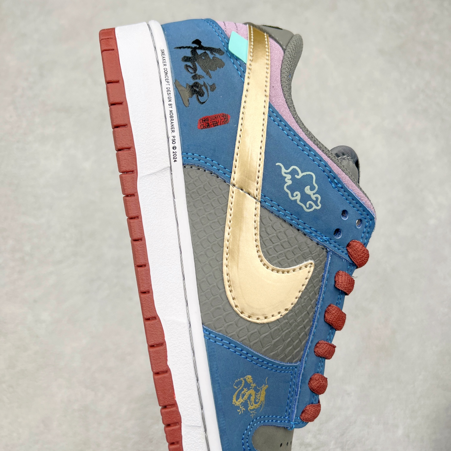 图片[6]-＃特价福利 NK Dunk Low 定制配色 大厂出品 极力推荐 原装头层材料 独家版型蒸餾加工帶來的是更好的视觉和脚感体验大厂纯原品质出货 清洁度 电绣工艺 皮料切割干净无任何毛边 细节完美 尺码：36 36.5 37.5 38 38.5 39 40 40.5 41 42 42.5 43 44 44.5 45 46-选品中心