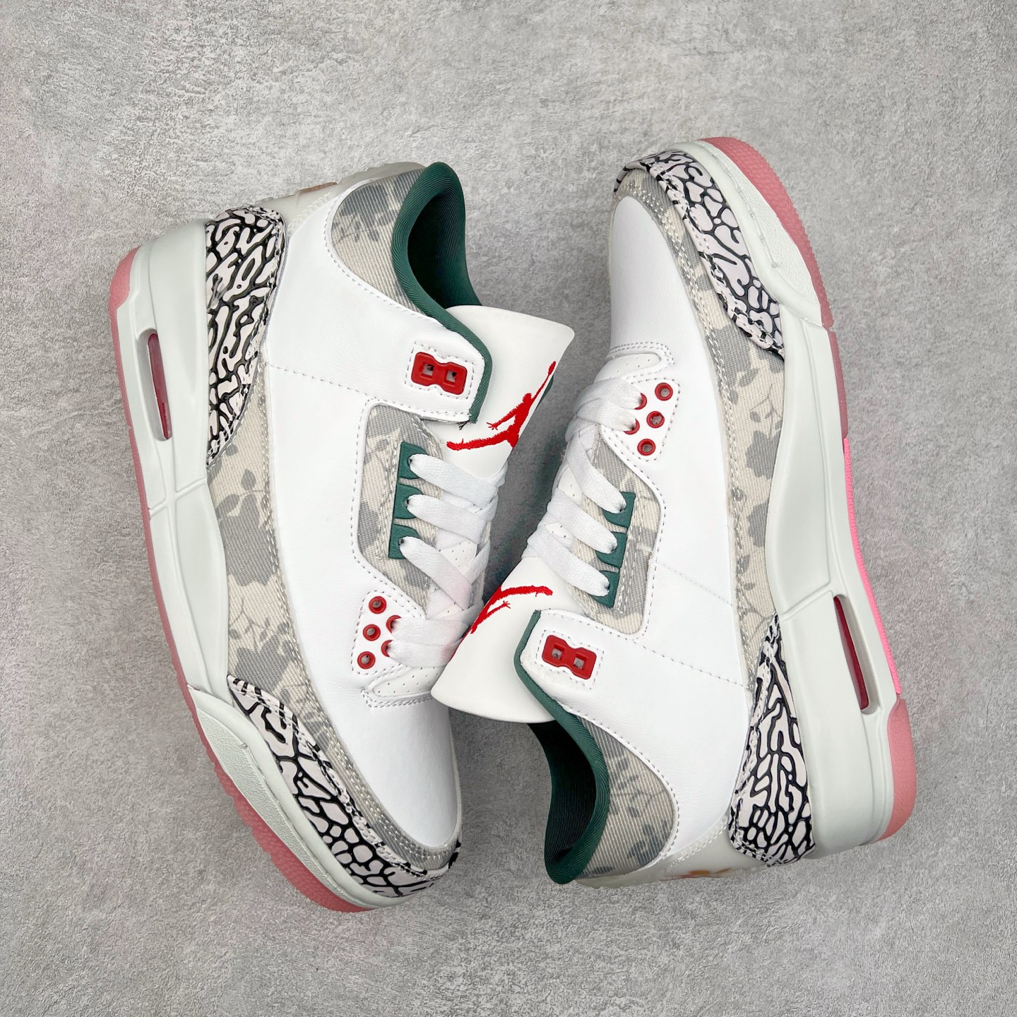 图片[3]-＃头层特价福利 Air Jordan AJ3 Retro 系列 头层皮料加持 大厂出品 原纸板楦头开发 完美鞋型匹配公司货 正确TPU鞋舌锁扣 乳胶鞋垫 最新原厂底模 大底卡色咬花完美 鞋柜必备鞋款 终端现货供应 尺码：36 36.5 37.5 38 38.5 39 40 40.5 41 42 42.5 43 44 44.5 45 46-选品中心