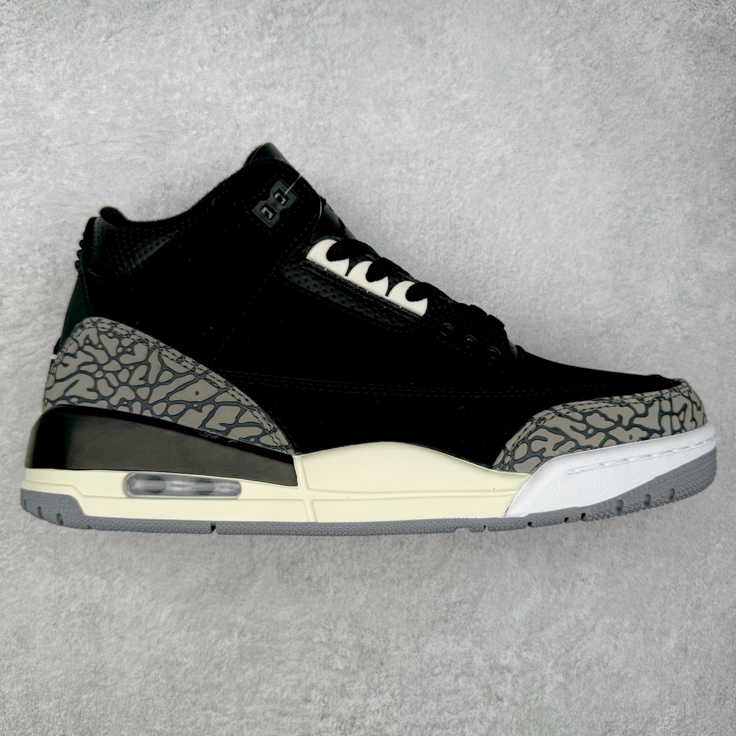 图片[8]-＃头层特价福利 Air Jordan AJ3 Retro 系列 头层皮料加持 大厂出品 原纸板楦头开发 完美鞋型匹配公司货 正确TPU鞋舌锁扣 乳胶鞋垫 最新原厂底模 大底卡色咬花完美 鞋柜必备鞋款 终端现货供应 尺码：36 36.5 37.5 38 38.5 39 40 40.5 41 42 42.5 43 44 44.5 45 46-选品中心