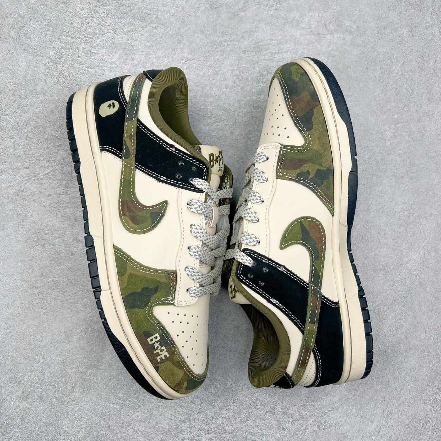 图片[3]-NK Dunk Low 定制配色 CH6336-229 大厂出品 极力推荐 原装头层材料 独家版型蒸餾加工帶來的是更好的视觉和脚感体验大厂纯原品质出货 清洁度 电绣工艺 皮料切割干净无任何毛边 细节完美 实拍调校N版已经零色差零失真 百分百还原实物色彩所见即所得 不存在货不对板色差等低级问题 选购参考实物拍摄 不混卖不参货 只用心做好货严格选品 承诺混一赔十 尺码：36 36.5 37.5 38 38.5 39 40 40.5 41 42 42.5 43 44 44.5 45-选品中心