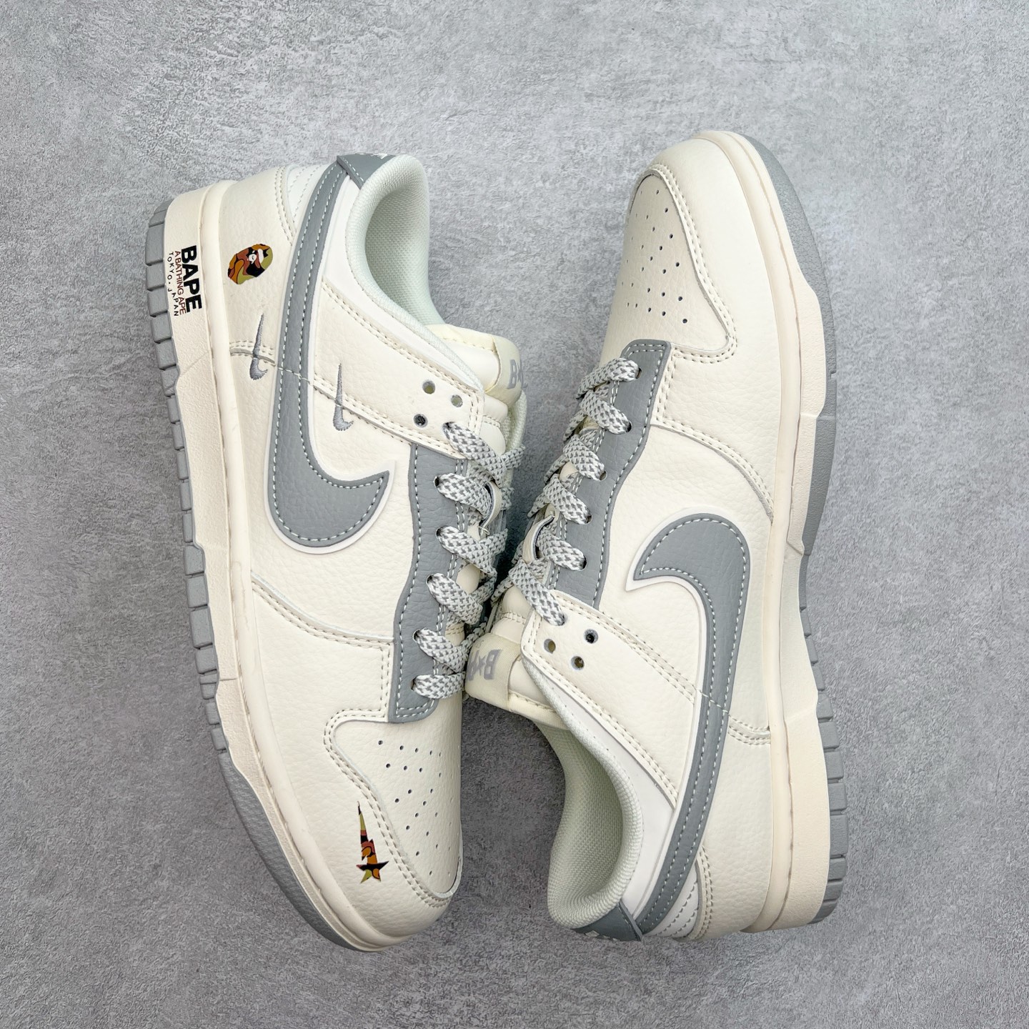 图片[3]-NK Dunk Low 定制配色 XS6188-508 大厂出品 极力推荐 原装头层材料 独家版型蒸餾加工帶來的是更好的视觉和脚感体验大厂纯原品质出货 清洁度 电绣工艺 皮料切割干净无任何毛边 细节完美 实拍调校N版已经零色差零失真 百分百还原实物色彩所见即所得 不存在货不对板色差等低级问题 选购参考实物拍摄 不混卖不参货 只用心做好货严格选品 承诺混一赔十 尺码：36 36.5 37.5 38 38.5 39 40 40.5 41 42 42.5 43 44 44.5 45-选品中心