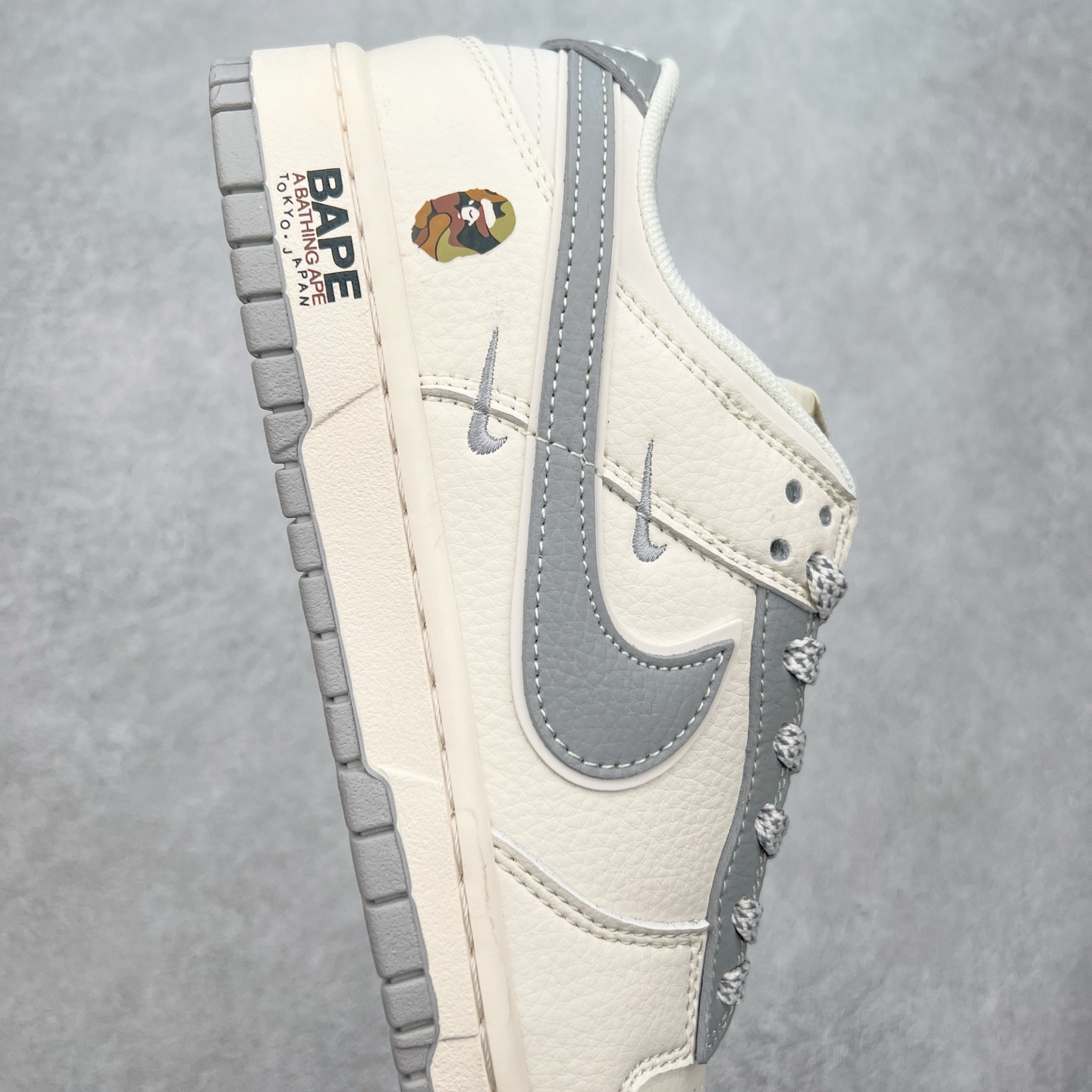 图片[6]-NK Dunk Low 定制配色 XS6188-508 大厂出品 极力推荐 原装头层材料 独家版型蒸餾加工帶來的是更好的视觉和脚感体验大厂纯原品质出货 清洁度 电绣工艺 皮料切割干净无任何毛边 细节完美 实拍调校N版已经零色差零失真 百分百还原实物色彩所见即所得 不存在货不对板色差等低级问题 选购参考实物拍摄 不混卖不参货 只用心做好货严格选品 承诺混一赔十 尺码：36 36.5 37.5 38 38.5 39 40 40.5 41 42 42.5 43 44 44.5 45-选品中心