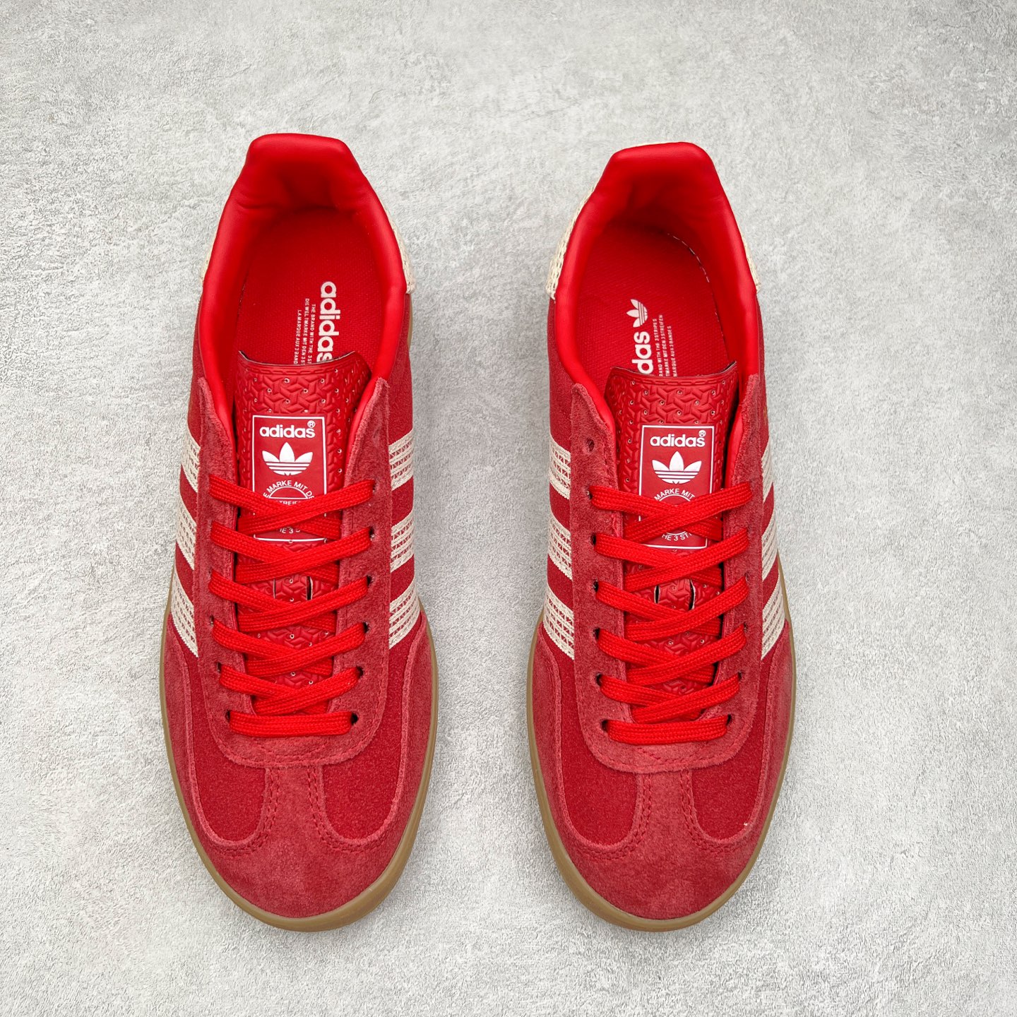 图片[2]-AD Gazelle Indoor Trainers 羚羊内训系列低帮复古百搭休闲运动德训风板鞋 JI2756 90年代经典的复刻版！自60年代以足球训练鞋面世以来,Gazelle就以其经典设计席卷全球。1991年版本的复刻,再造经典Gazelle。采用皮革打造,搭配浊色细节,让这款经典更加简约。尺码：36 36⅔ 37⅓ 38 38⅔ 39⅓ 40 40⅔ 41⅓ 42 42⅔ 43⅓ 44⅓ 44⅔ 45-选品中心