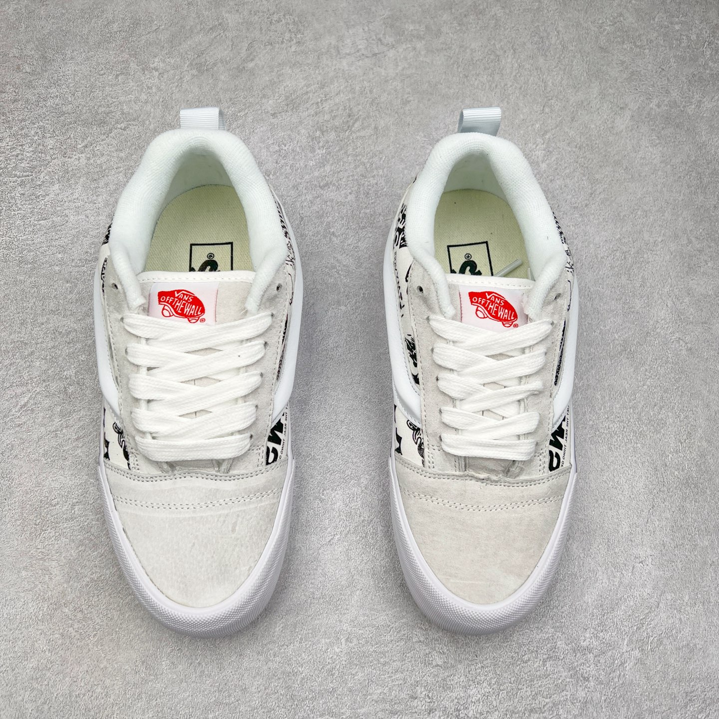 图片[2]-Vans Knu Skool 面包鞋 范斯官方 复古休闲帆布硫化鞋 减龄可爱蜜桃黑火龙果 春日出街必备 尺码：35 36 36.5 37 38 38.5 39 40 40.5 41 42 42.5 43 44 45 工艺：硫化1：1（重量1：1、真标、原钢印、材质标、鞋型标、合格证）-选品中心