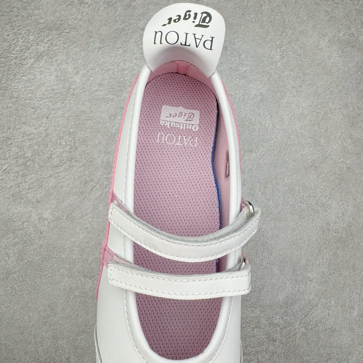 图片[5]-Patou x Onitsuka Tiger 鬼冢虎 MEXICO 66 BALLERINA WHITE/COTTON CANDY 舒适百搭 平跟 玛丽珍鞋 女款 白粉色 实拍调校N版已经零色差零失真 百分百还原实物色彩所见即所得 不存在货不对板色差等低级问题 选购参考实物拍摄 不混卖不参货 只用心做好货严格选品 承诺混一赔十 尺码：36 36.5 37.5 38 38.5 39 40 40.5 41 42 42.5 43 44 44.5 45-选品中心