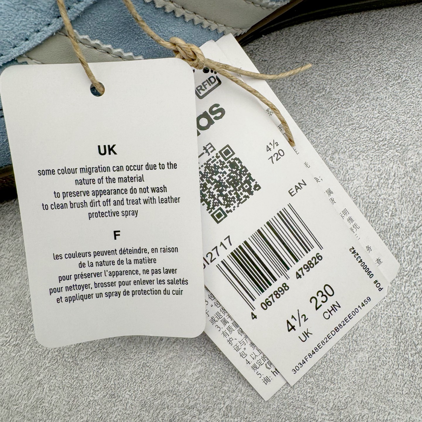 图片[13]-＃MF AD Original Gazelle Indoor Trainers 瞪羚室内鞋系列低帮复古百搭休闲运动德训风板鞋 JI2717 高端零售特供批次 原厂定制长毛翻毛皮组合环保纤维革鞋面材质 内置环保海玻璃鞋垫 外置RB橡胶大底 产品品控稳定性领先行业 原厂全套原楦原纸板冲刀磨具开发 原厂皮料加持 原厂港宝加持定型后跟R度完美 将复古进行到底 简约流畅 三十年不变经典 这款Gazelle运动鞋 无论面料、配色、质感或设计 都只在重现其1991年原款的经典 皮革鞋面 撞色三条纹和鞋跟标的设计 力求呈现90年代的经典复古风潮 Samba火热的同时 也带动了其它的复古鞋型 Gazelle便是其中一只 Gazelle Indoor拥有包边更宽的T字型鞋头 更好的保护运动员的前掌 浓浓的复古氛围感 非常适合现在流行的Cleanfit风格 尺码：35.5 36 36⅔ 37⅓ 38 38⅔ 39⅓ 40 40⅔ 41⅓ 42 42⅔ 43⅓ 44 44⅔ 45-选品中心