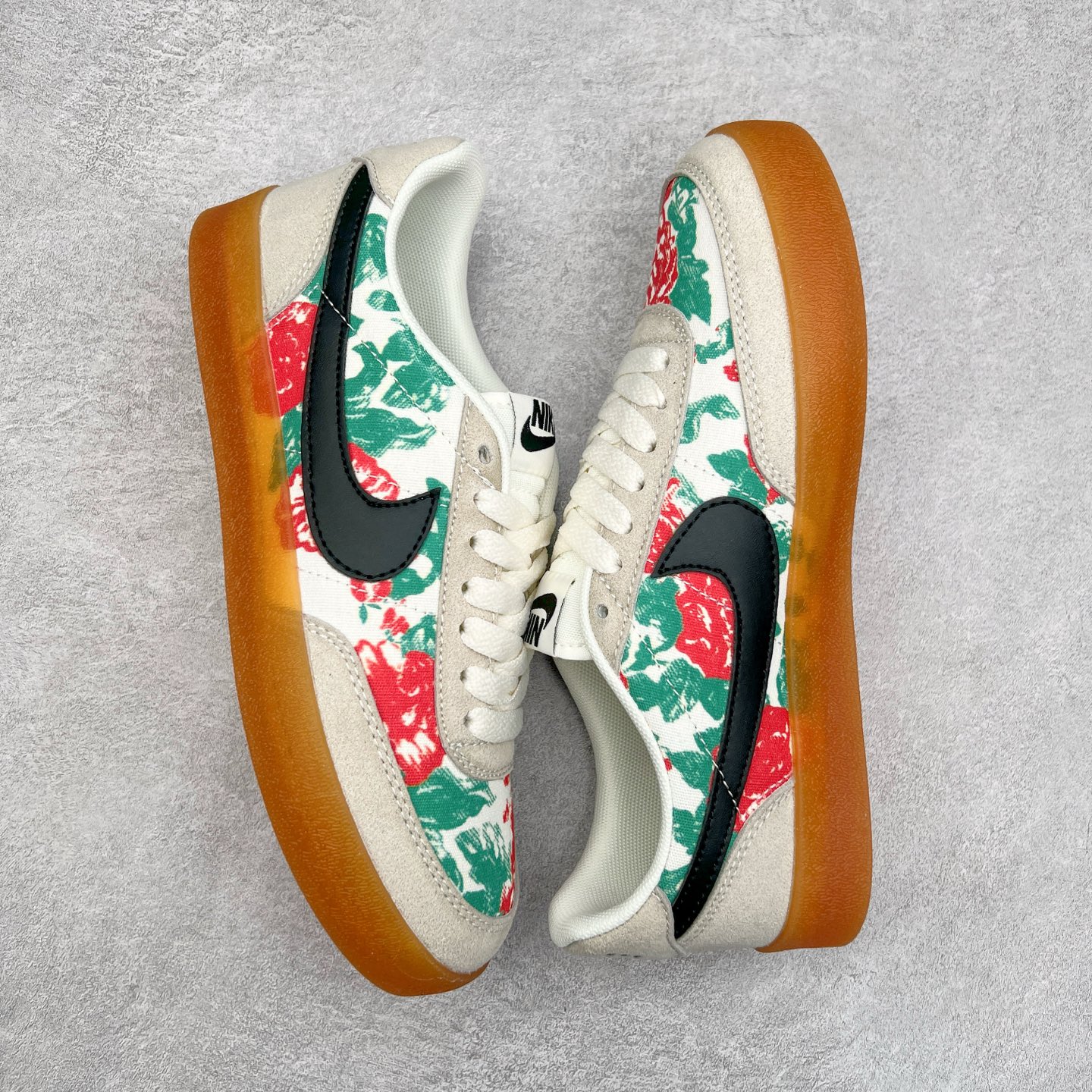 图片[3]-J.Crew x NK Killshot II Leather 联名复古板鞋 IF0672-101 采用米白色皮革制作鞋身 Swoosh 点缀其中 最后搭载棕色生胶大底 流露出满满的复古气气息 尺码：36 36.5 37.5 38 38.5 39 40 40.5 41 42 42.5 43 44 44.5 45-选品中心