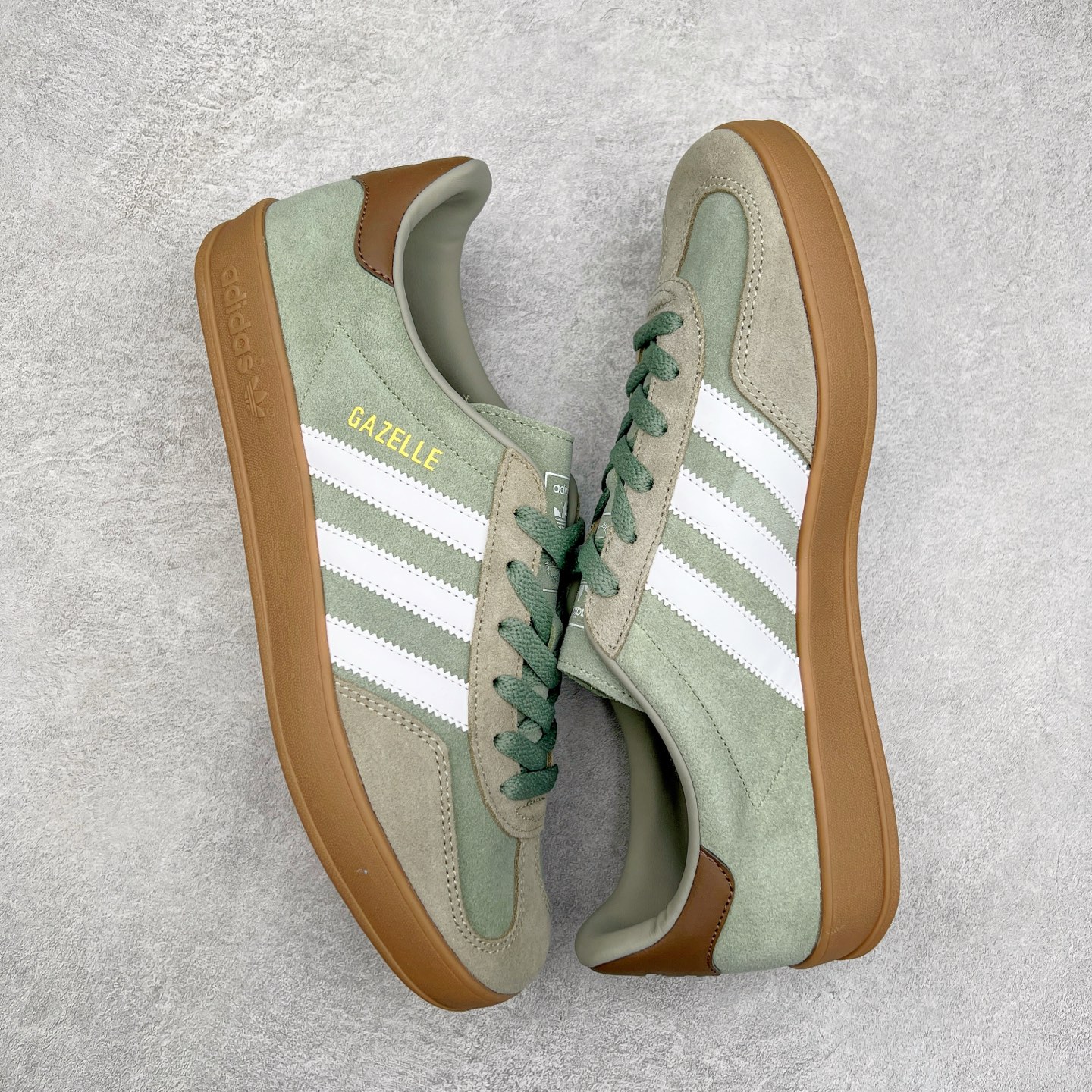 图片[3]-AD Gazelle Indoor Trainers 羚羊内训系列低帮复古百搭休闲运动德训风板鞋 JI3526 90年代经典的复刻版！自60年代以足球训练鞋面世以来,Gazelle就以其经典设计席卷全球。1991年版本的复刻,再造经典Gazelle。采用皮革打造,搭配浊色细节,让这款经典更加简约。尺码：36 36⅔ 37⅓ 38 38⅔ 39⅓ 40 40⅔ 41⅓ 42 42⅔ 43⅓ 44⅓ 44⅔ 45-选品中心