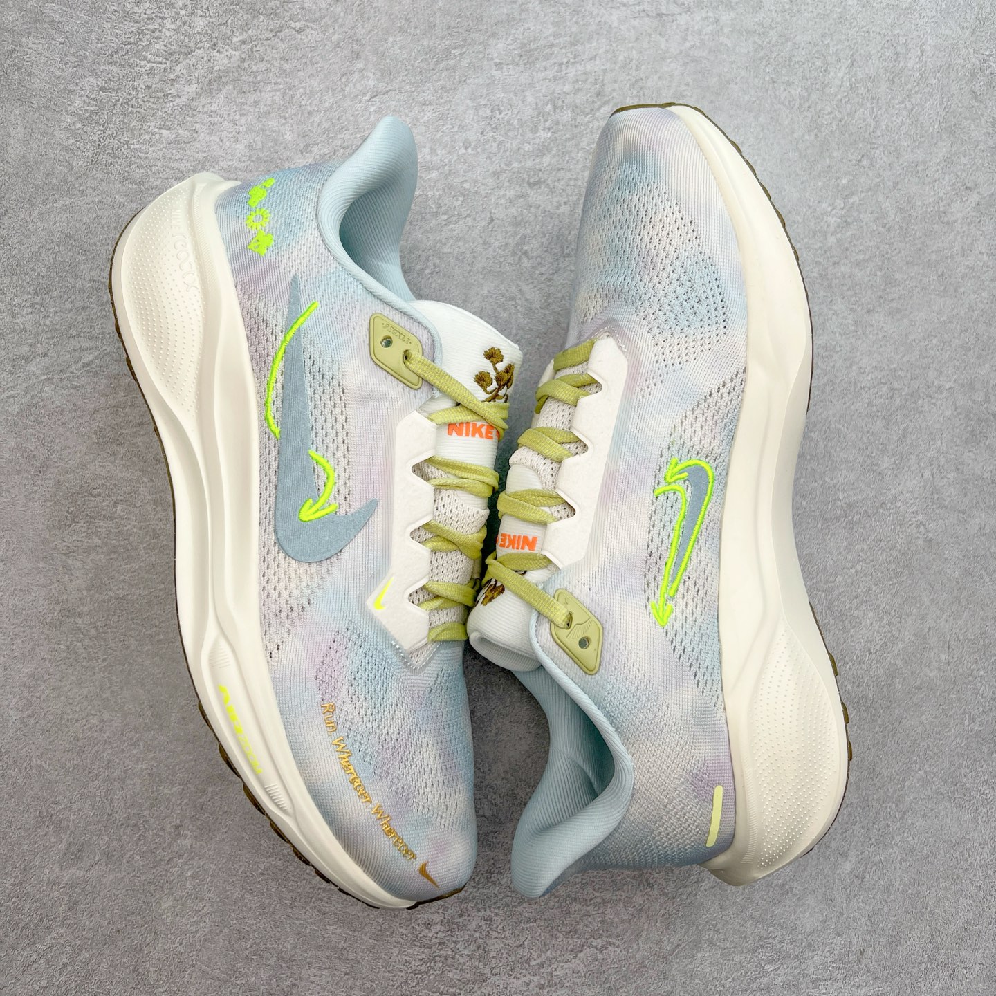 图片[3]-＃特价福利 NK Zoom Pegasus 飞马41代马拉松系列网面透气缓震疾速跑鞋 拥有 Zoom Air 一如既往的稳定感和流畅感 鞋面采用工程网眼设计 为特定高热区域营造出色透气性 进一步增加鞋面的穿孔数量 让足部能够快速散热 中足搭配 Flywire 飞线 在高速运动时营造舒适稳定的贴合感 内置Zoon气垫加持 动力十足 尺码：36 36.5 37.5 38 38.5 39 40 40.5 41 42 42.5 43 44 44.5 45-选品中心